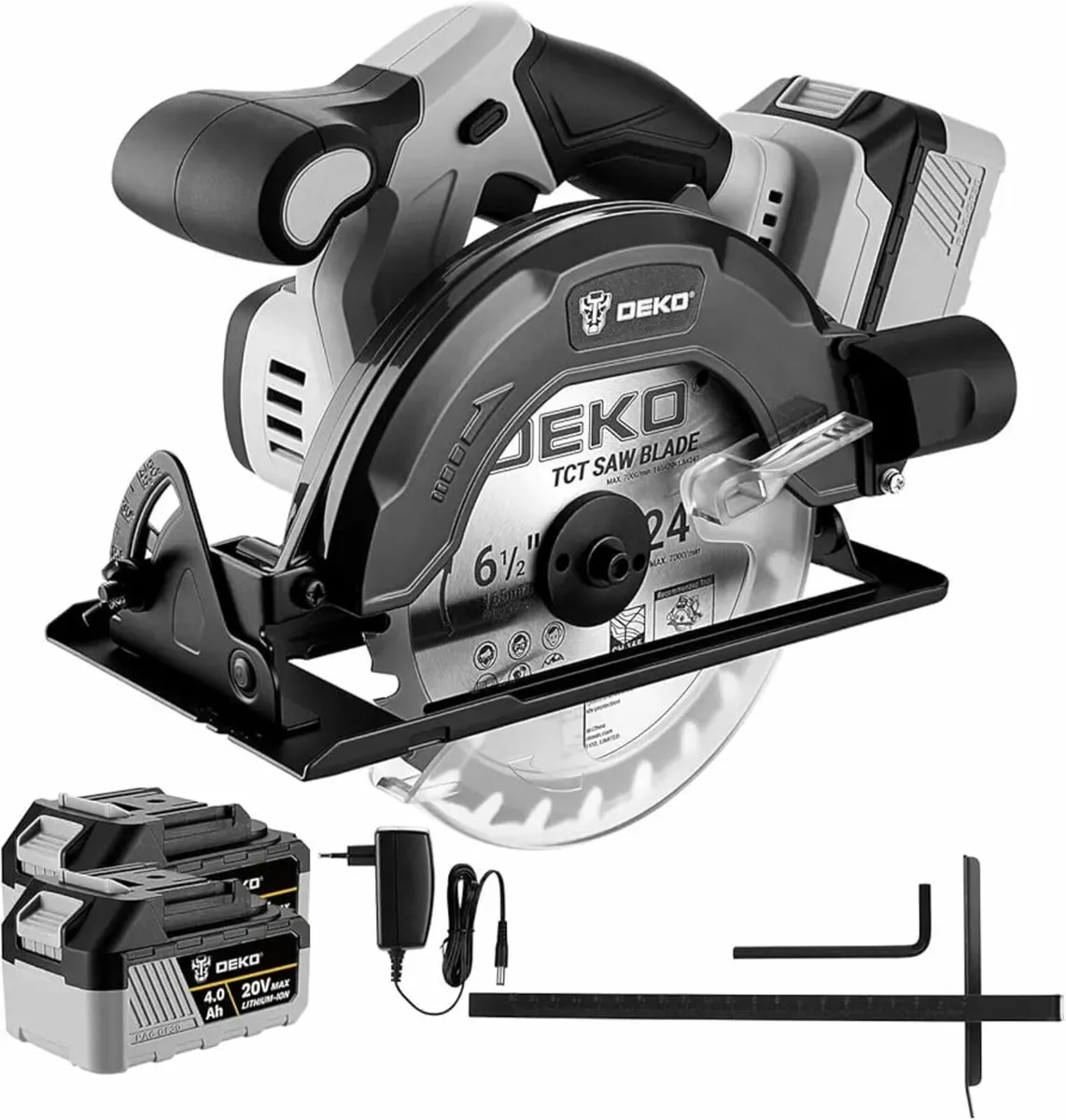 Cordless Circular Saw: DEKOPRO 20V Circular Saw, 4 - Image 1