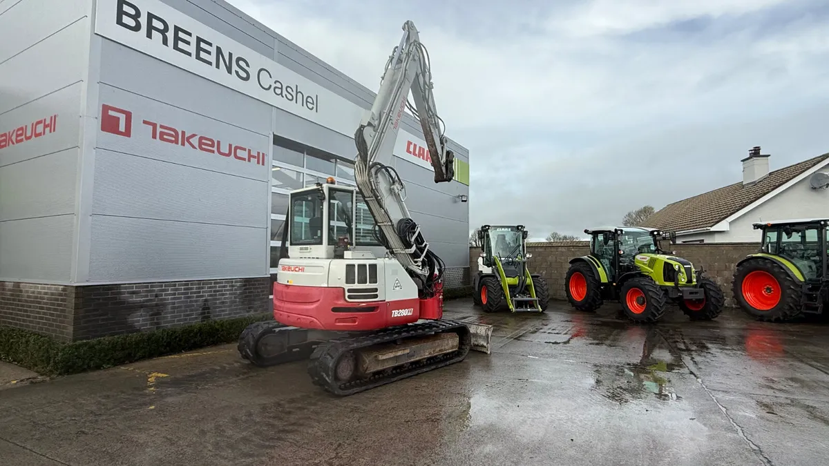 Takeuchi TB280FR Excavator - Image 4