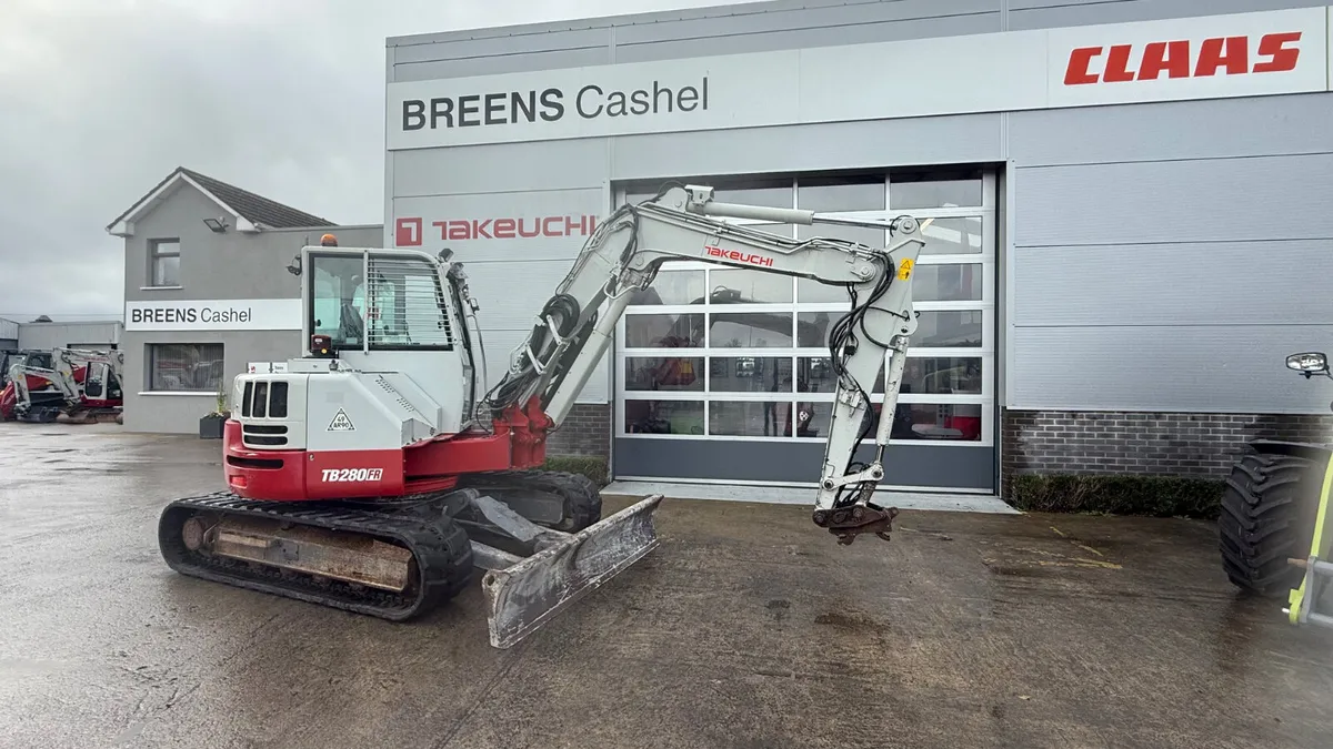 Takeuchi TB280FR Excavator - Image 1