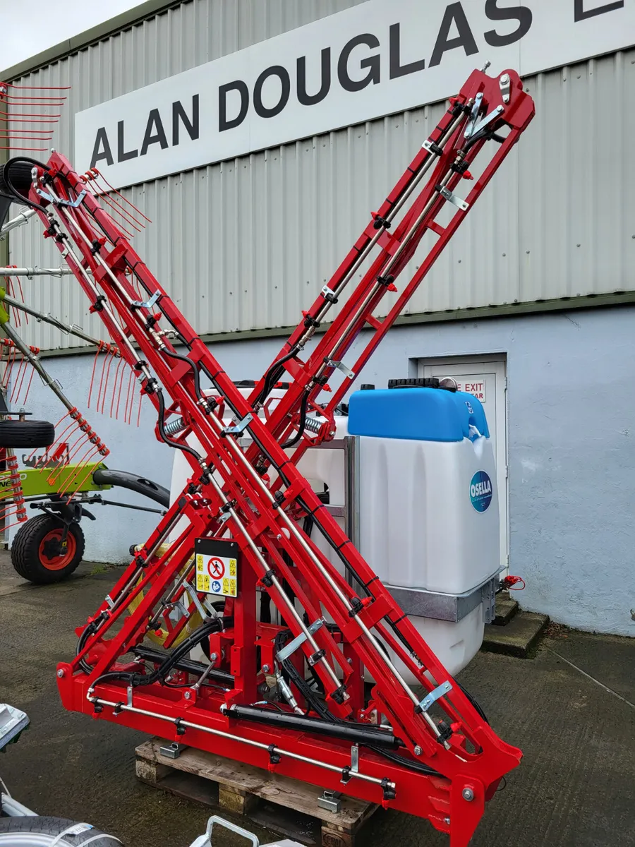 Osella 1200 and 1000l Sprayer 15m Booms - Image 3