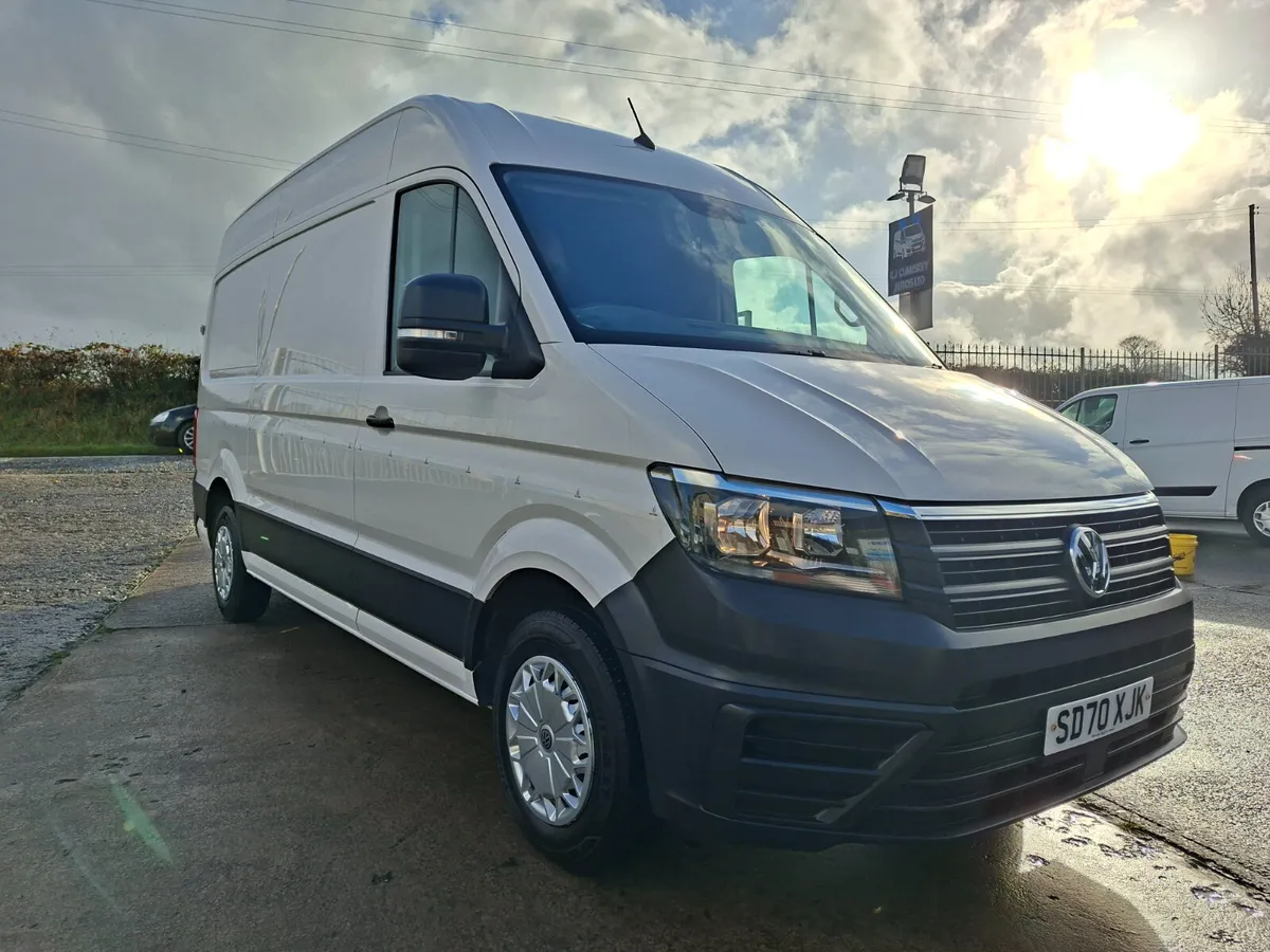 LATE 2020 VW CRAFTER 2.0 140 BHP MWB HIGH ROOF - Image 1