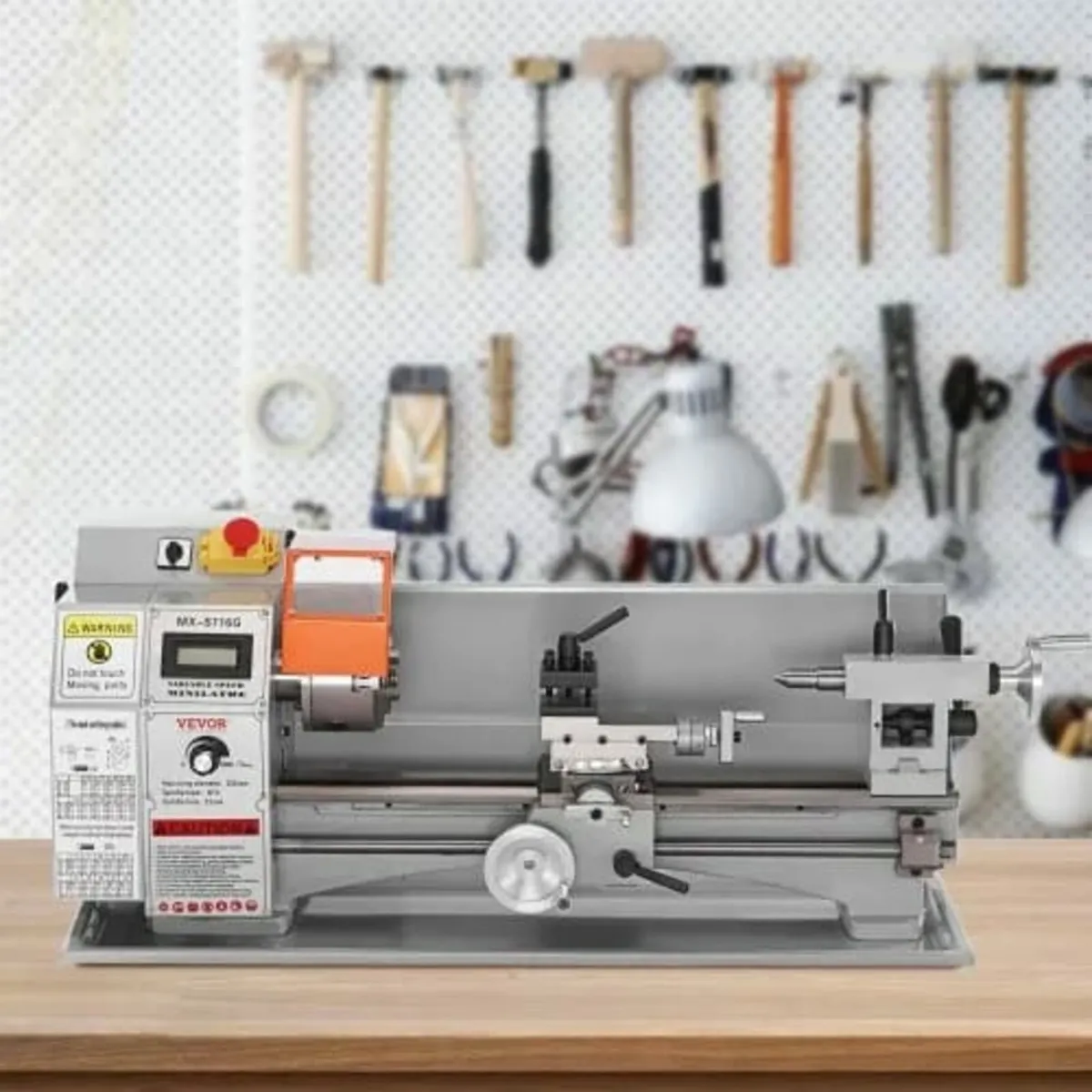 Mini Metal Lathe Machine, 17.8 cm x 40.7 cm, 800W - Image 2