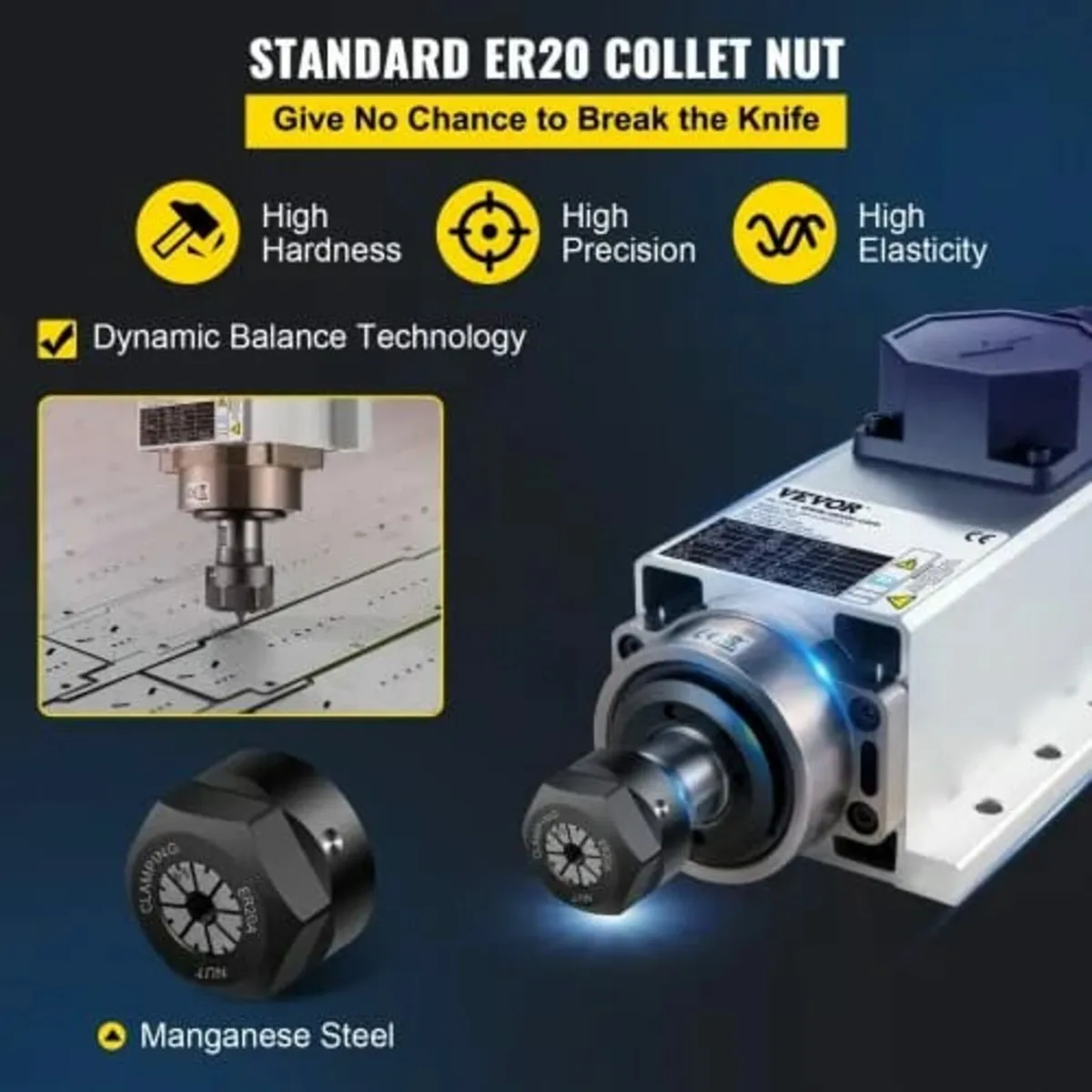 Air Cooled Spindle Motor 2.2KW CNC Spindle Motor 2 - Image 4