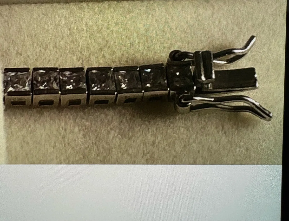 Silver tennis bracelet - Image 4