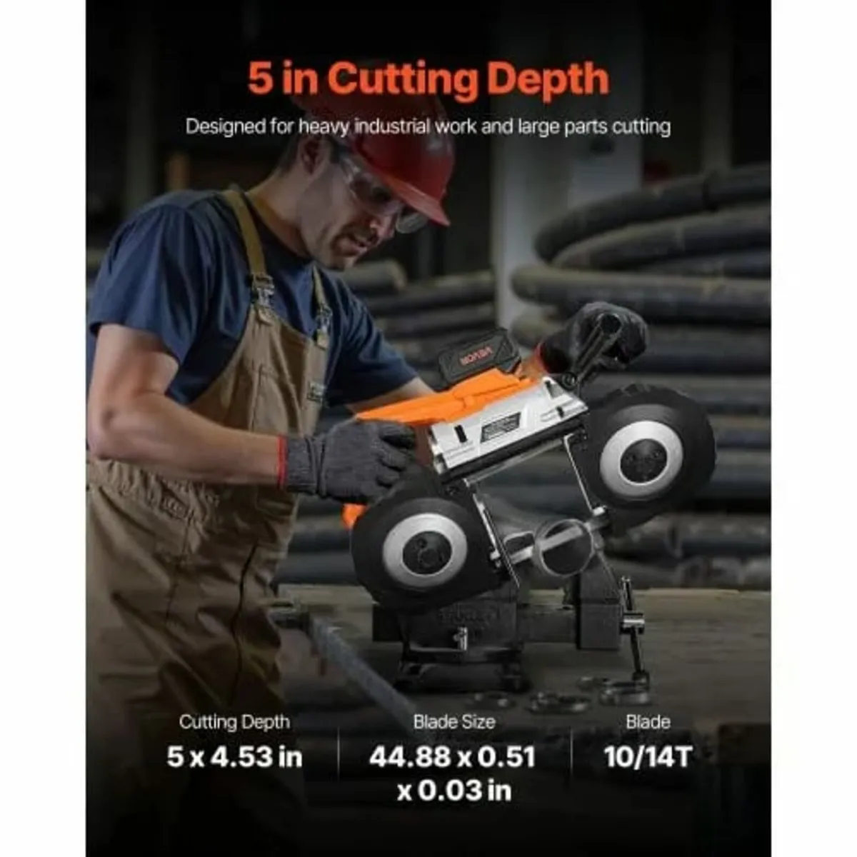 20V Portable Band Saw Kit, 127 mm x 115 mm Cutting - Image 2