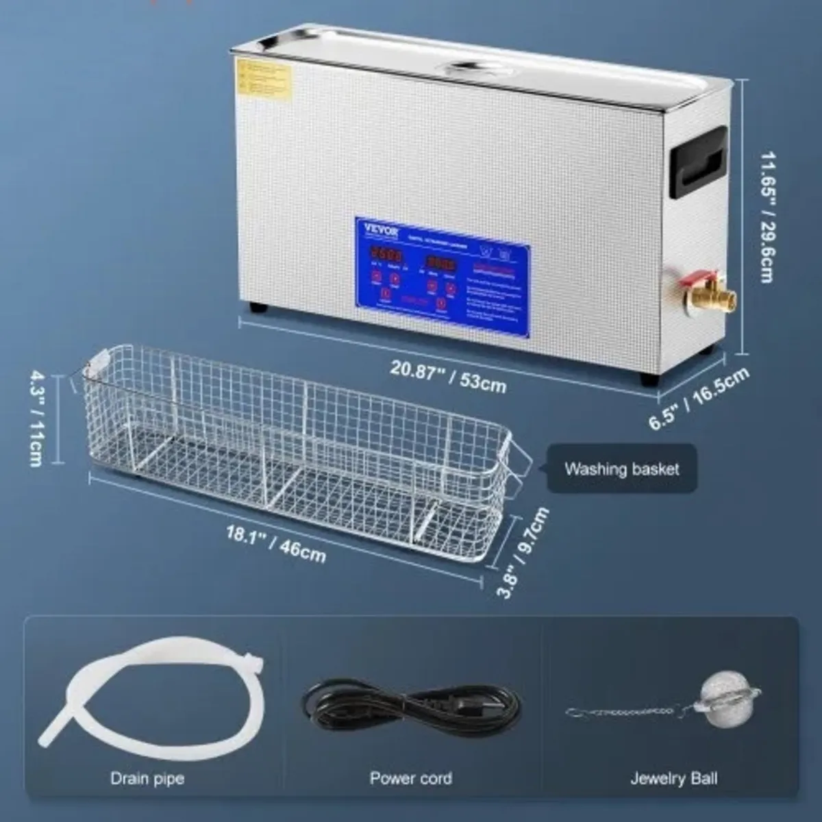 10L Ultrasonic Gun Cleaner, 300W Professional Ultr - Image 4