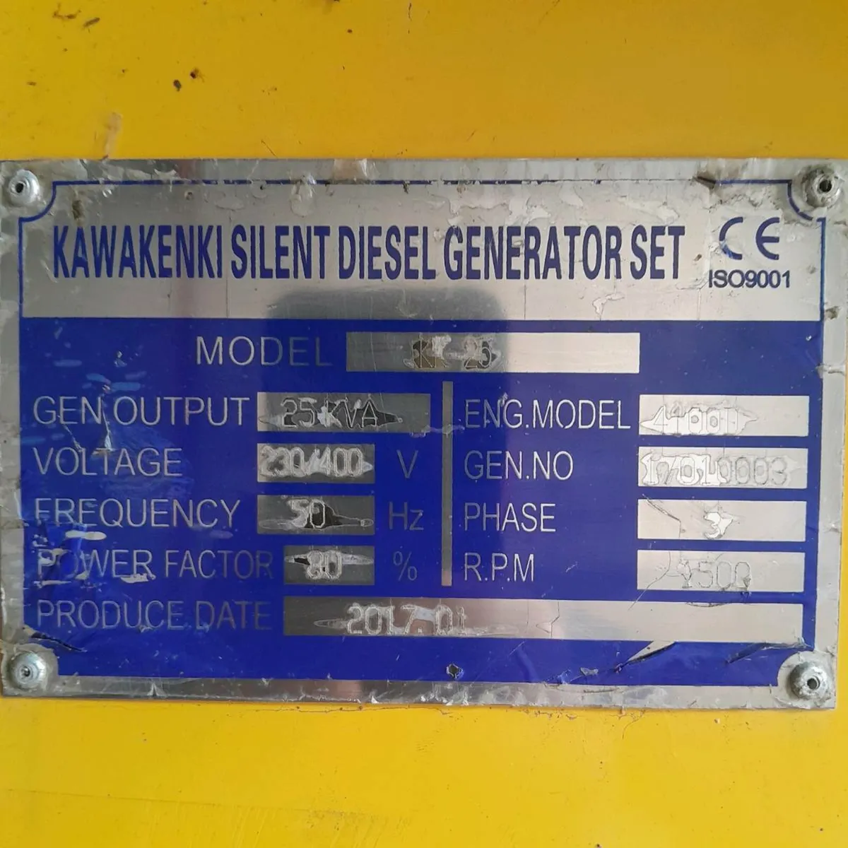 Generator For Sale - Image 3