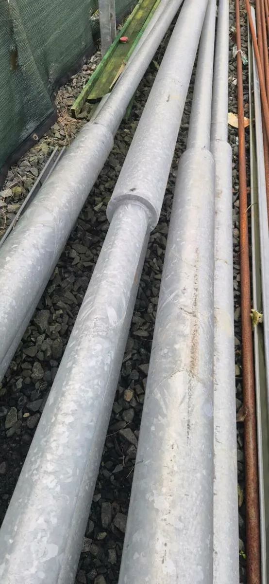 Galvanised flag poles - Image 3