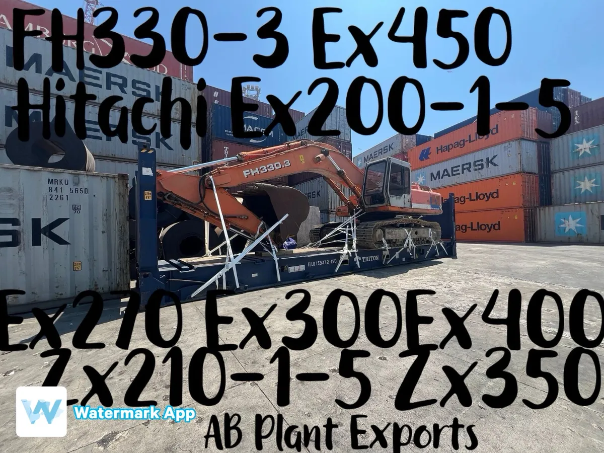 Hitachi ex200 ex300 ex400 ex450 wanted - Image 2