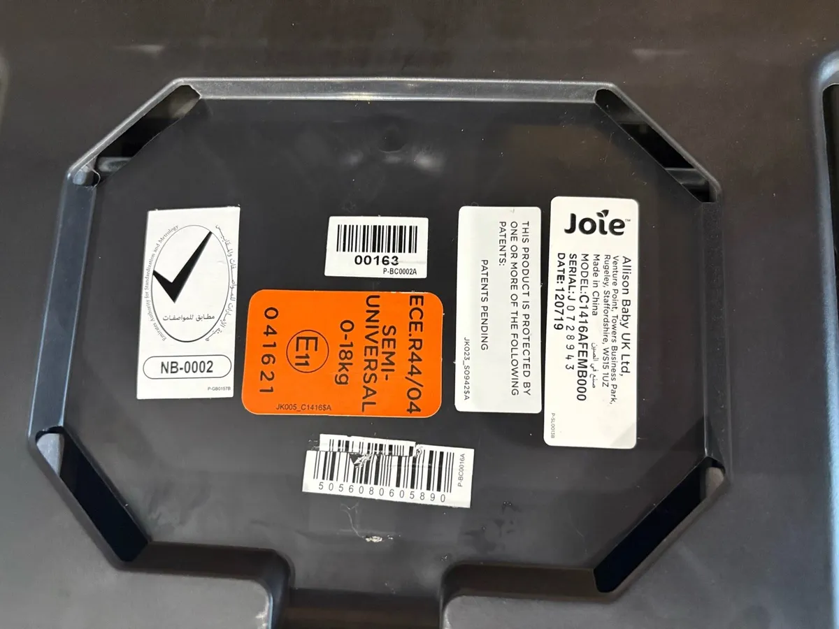 Joie car seat - Image 3
