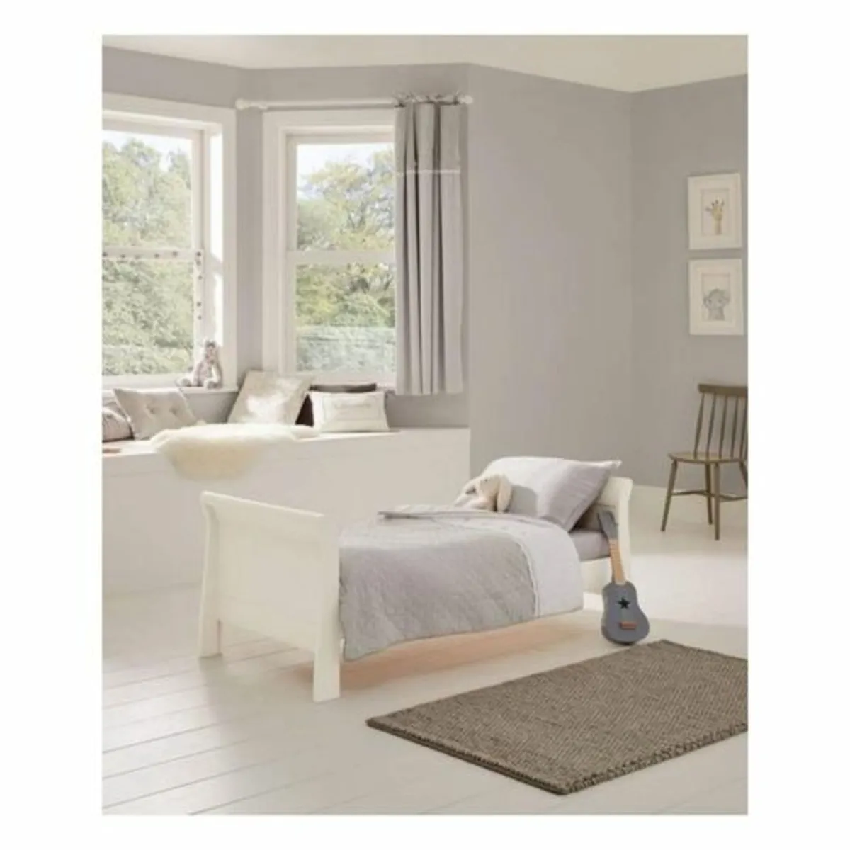 Mamas and Papas Mia Sleigh Cot / Bed - Image 4