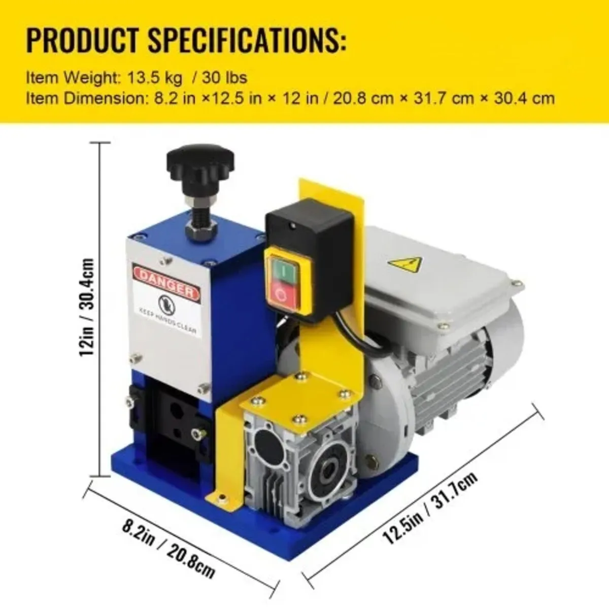 Electric Wire Stripping Machine Φ1.5mm~Φ25mm 180W - Image 3