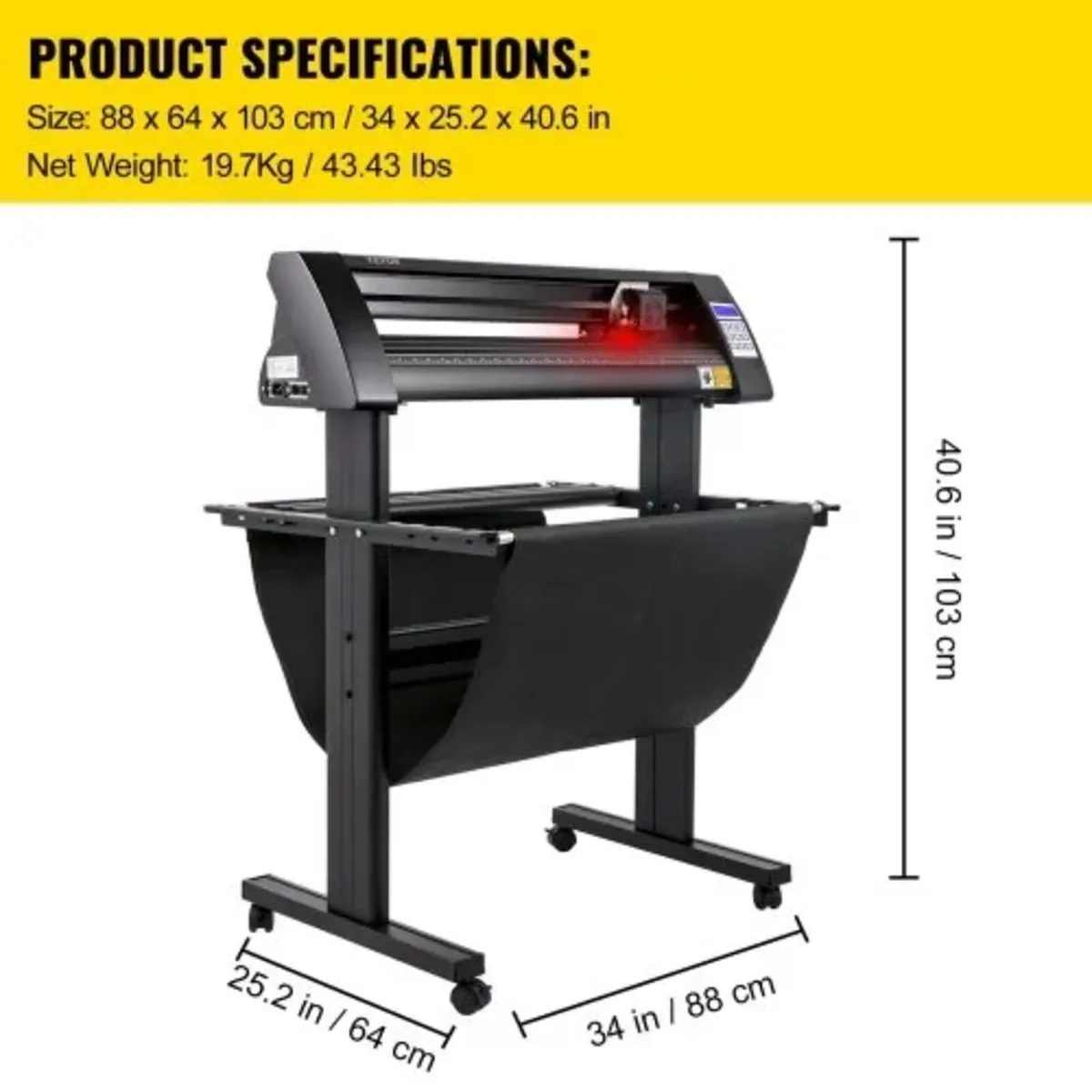 Vinyl Cutter, 720mm Vinyl Plotter, LED Screen Plot - Image 3