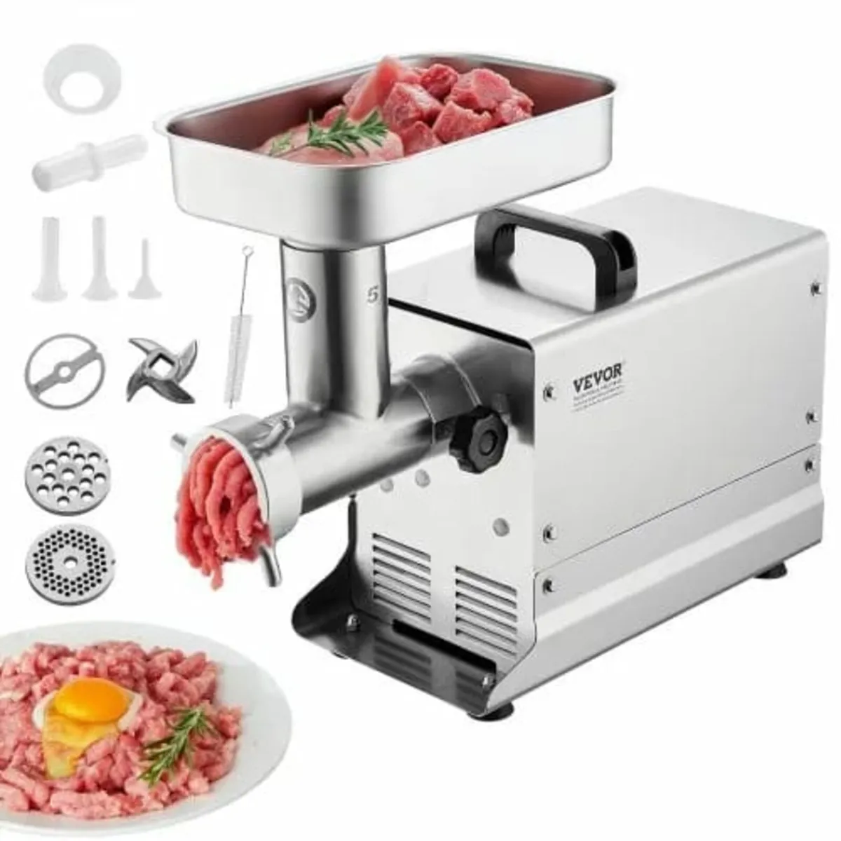Meat Grinder, 5 Lbs/Min Capacity Electric Meat Gri - Image 1
