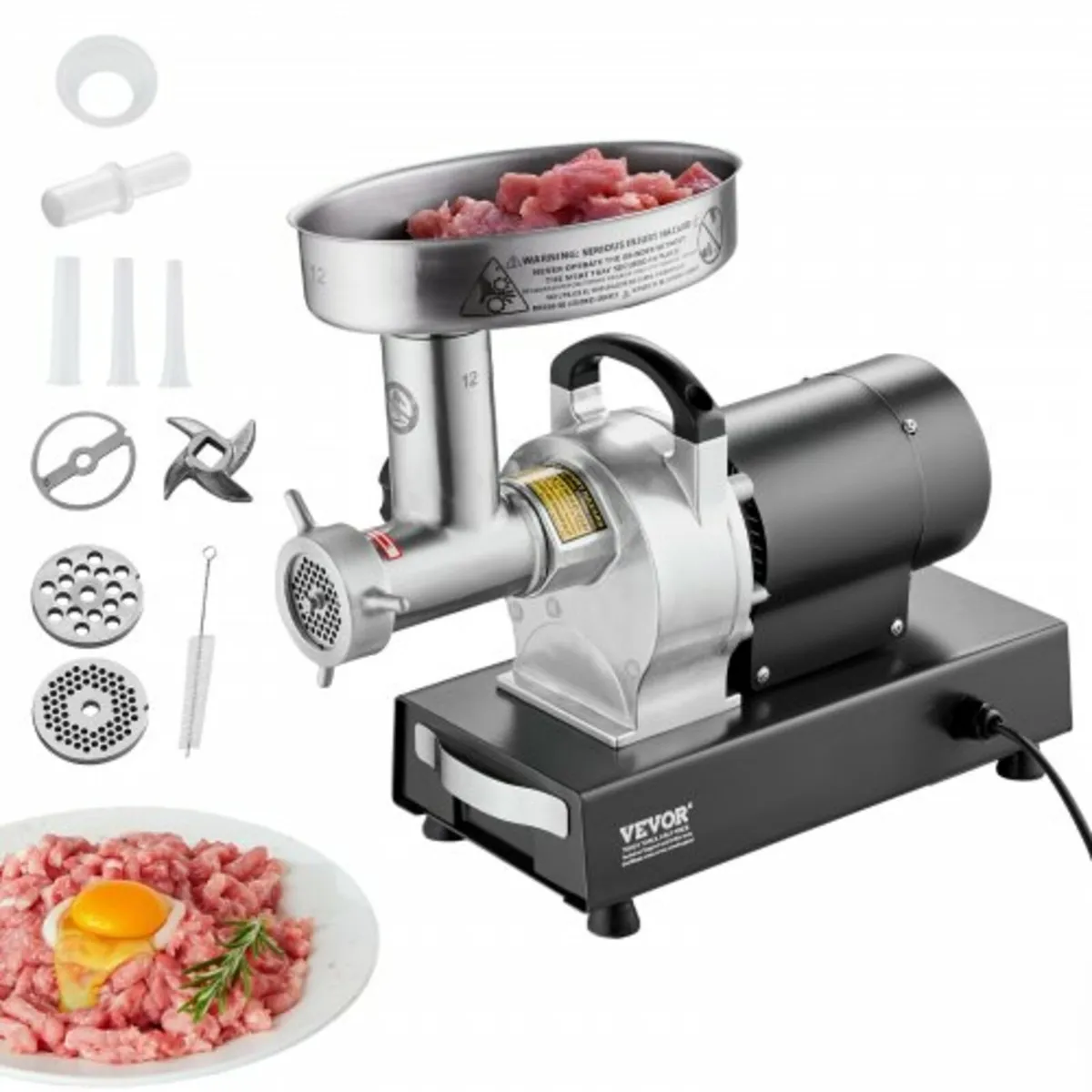 Meat Grinder, 9 Lbs/Min Capacity Electric Meat Gri - Image 1