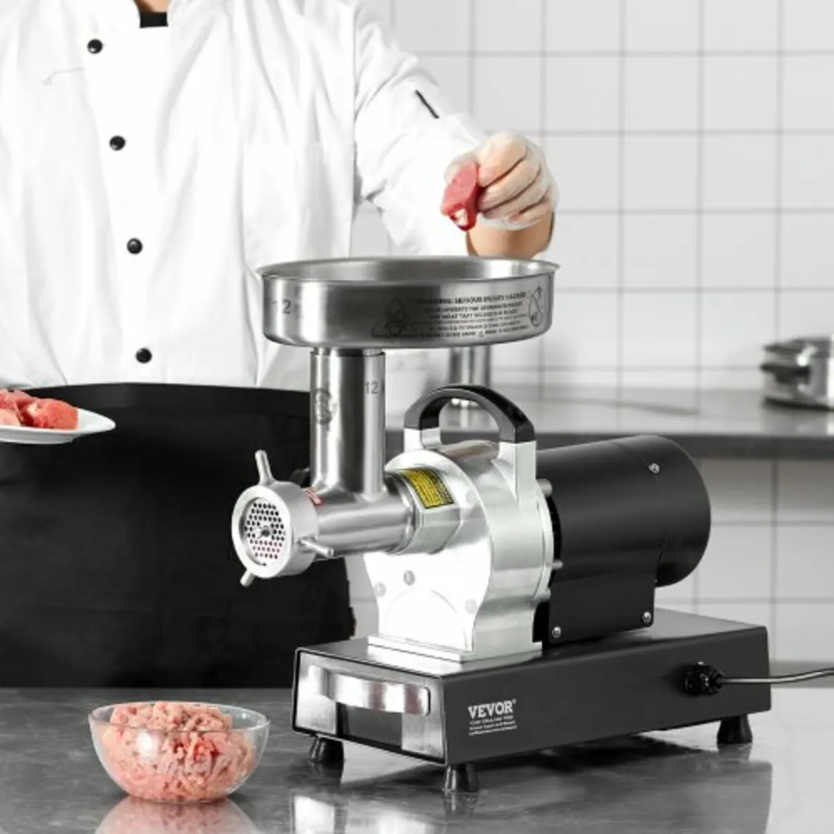 Meat Grinder, 9 Lbs/Min Capacity Electric Meat Gri - Image 2