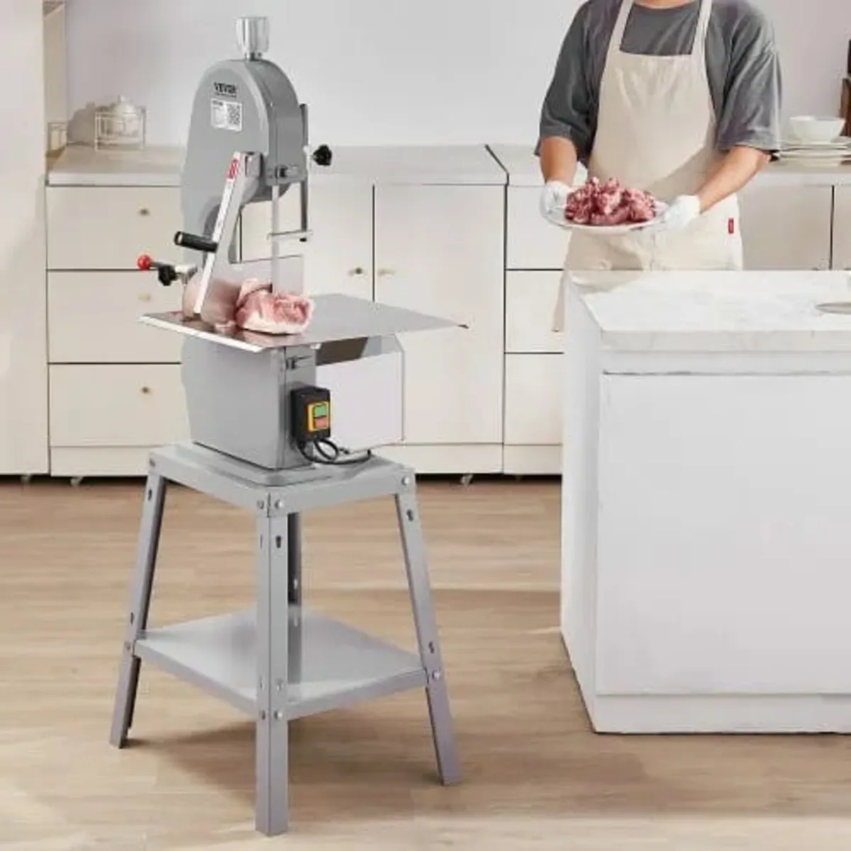 1500W Commercial Electric Meat Bandsaw Stainless S - Image 2