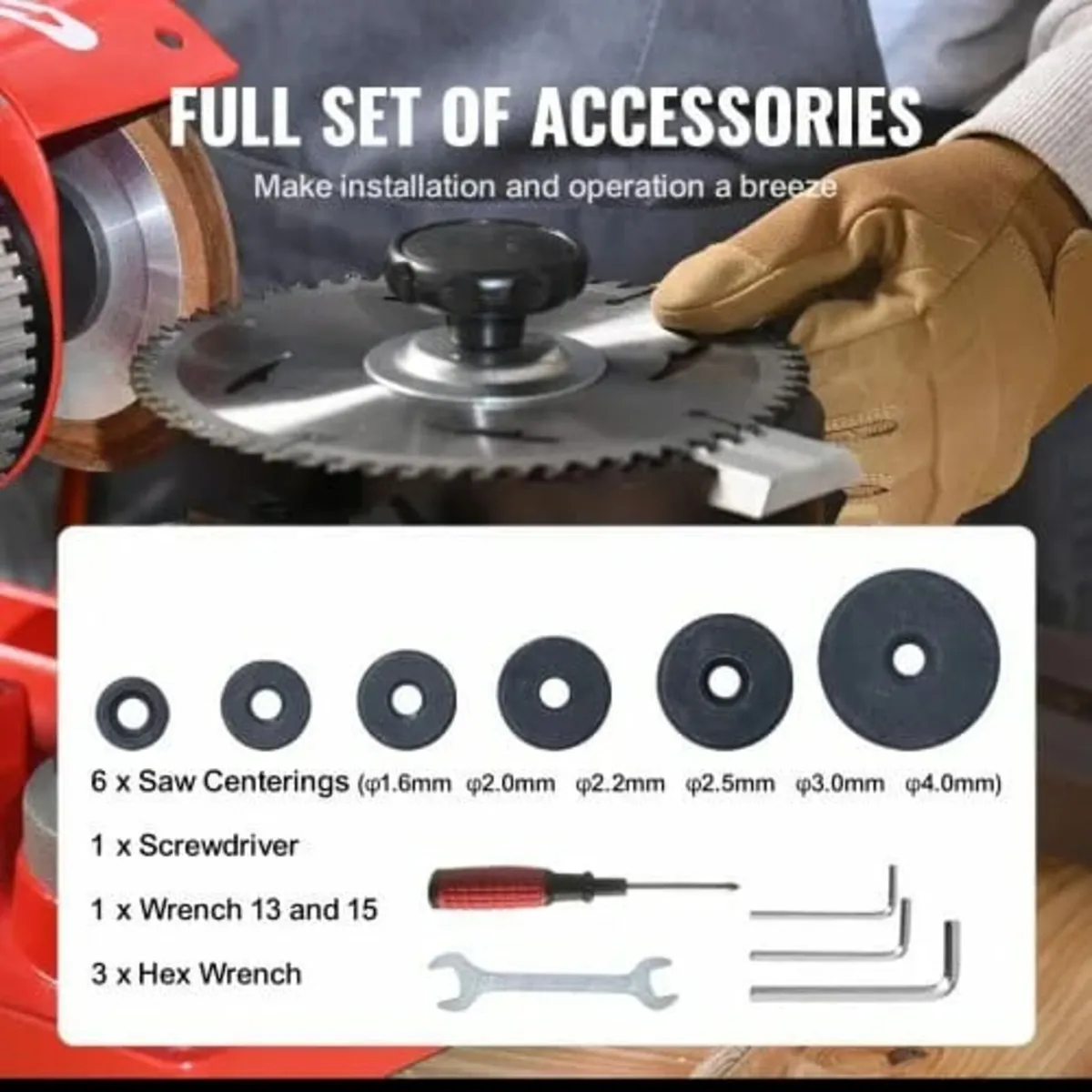 Circular Saw Blade Sharpener Grinder 370W 3600RPM - Image 4