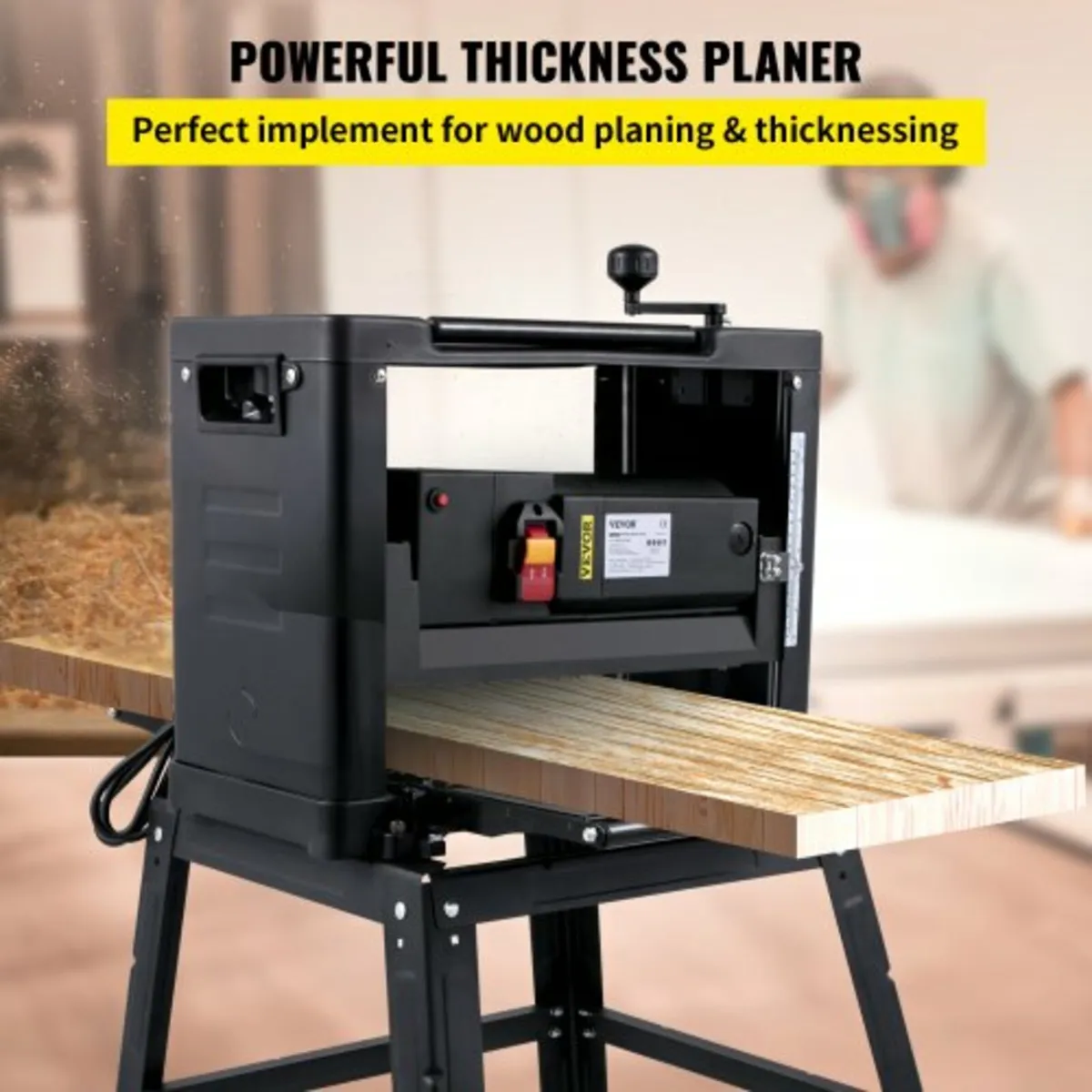 Thickness Planer 330 mm(13-Inch) Benchtop Planer 2 - Image 4