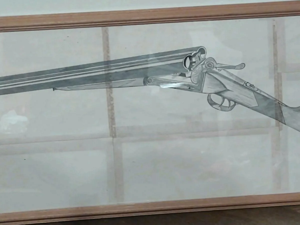 A pencil drawing of shotgun - Image 4