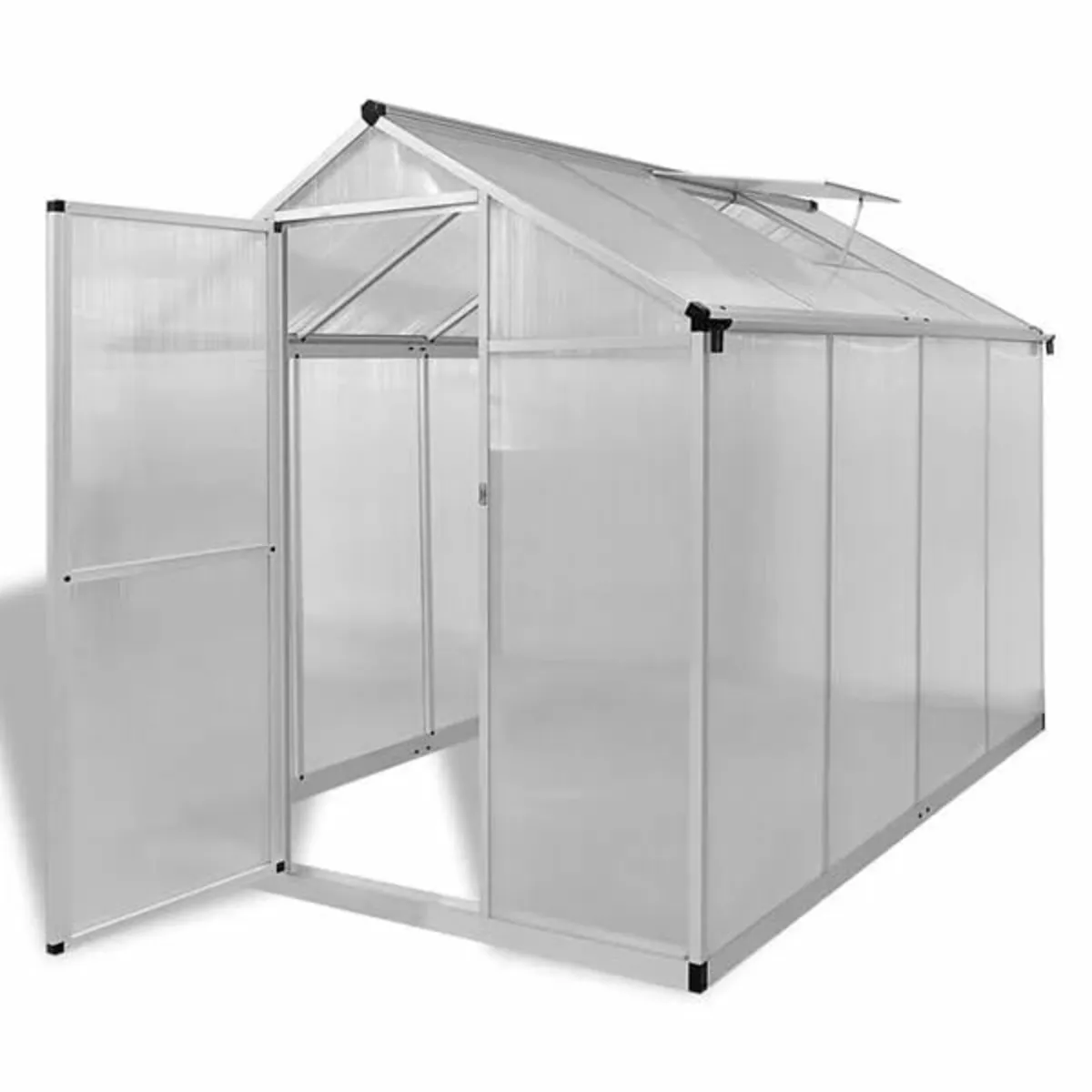 Reinforced Aluminium Greenhouse with Base Frame 4. - Image 1