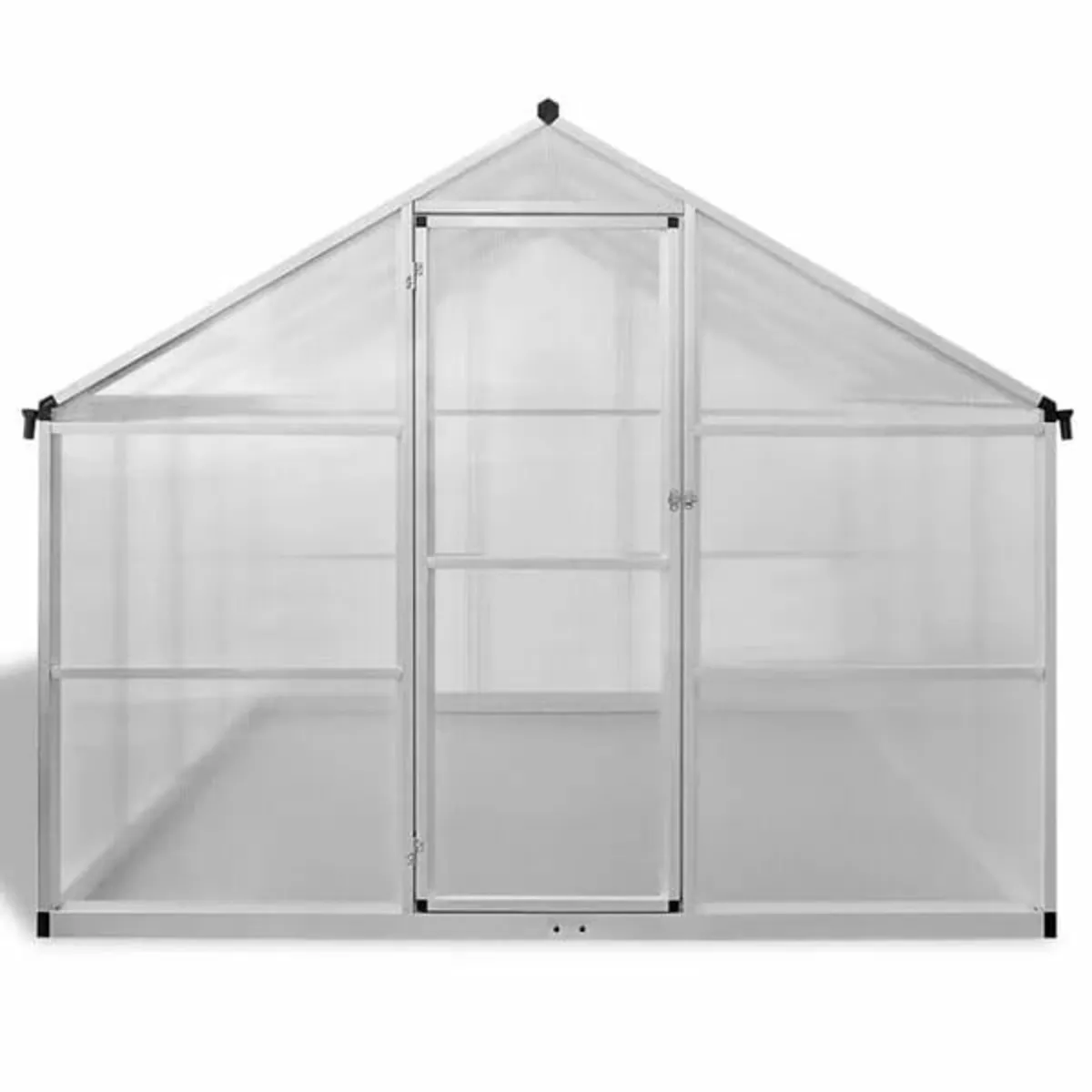 Aluminium Greenhouse with Base Frame 6.05 m² - Image 3