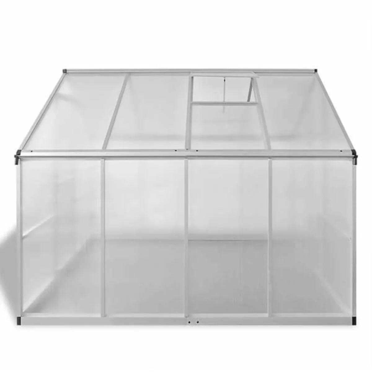 Aluminium Greenhouse with Base Frame 6.05 m² - Image 4