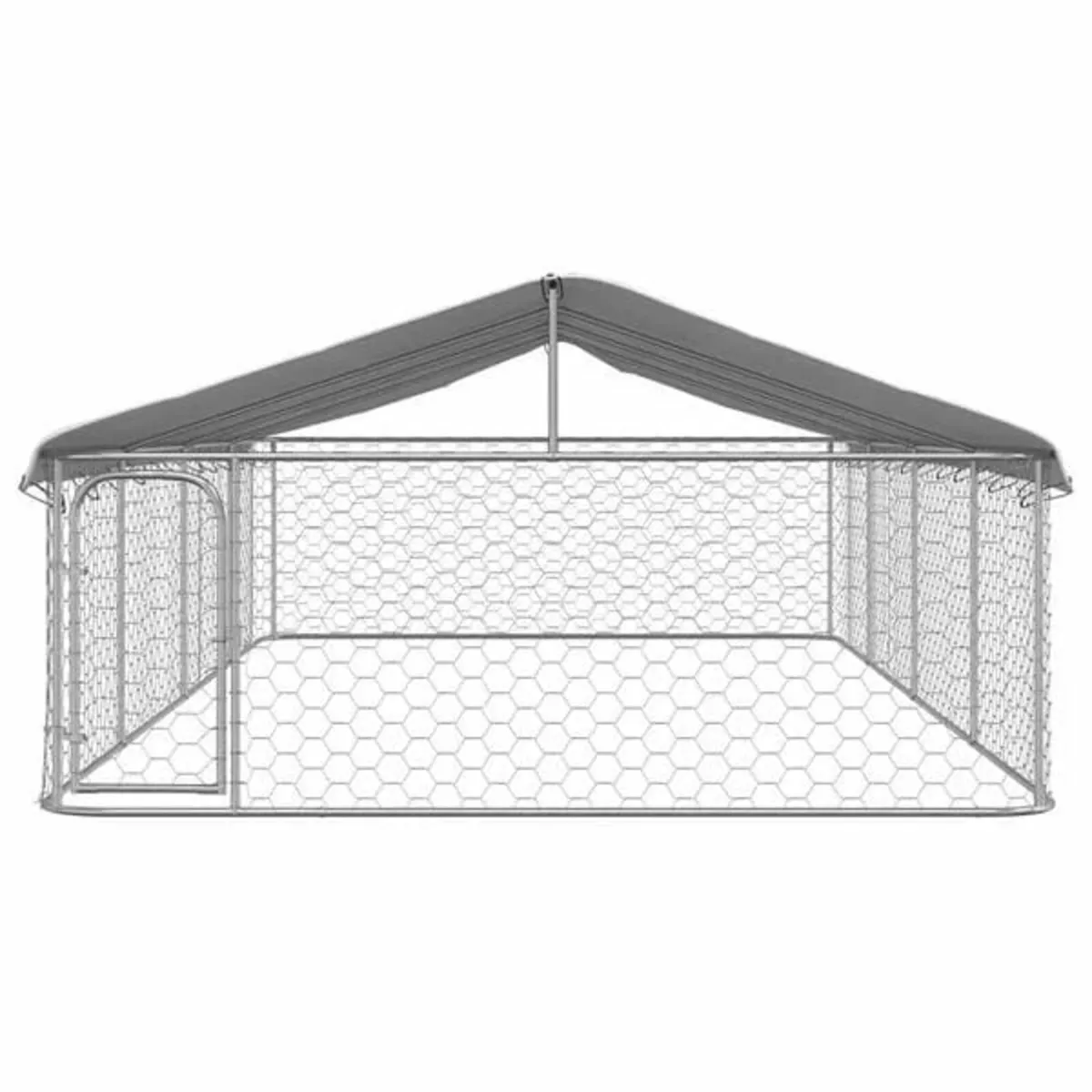 Outdoor Dog Kennel with Roof 600x300x150 cm - Image 3