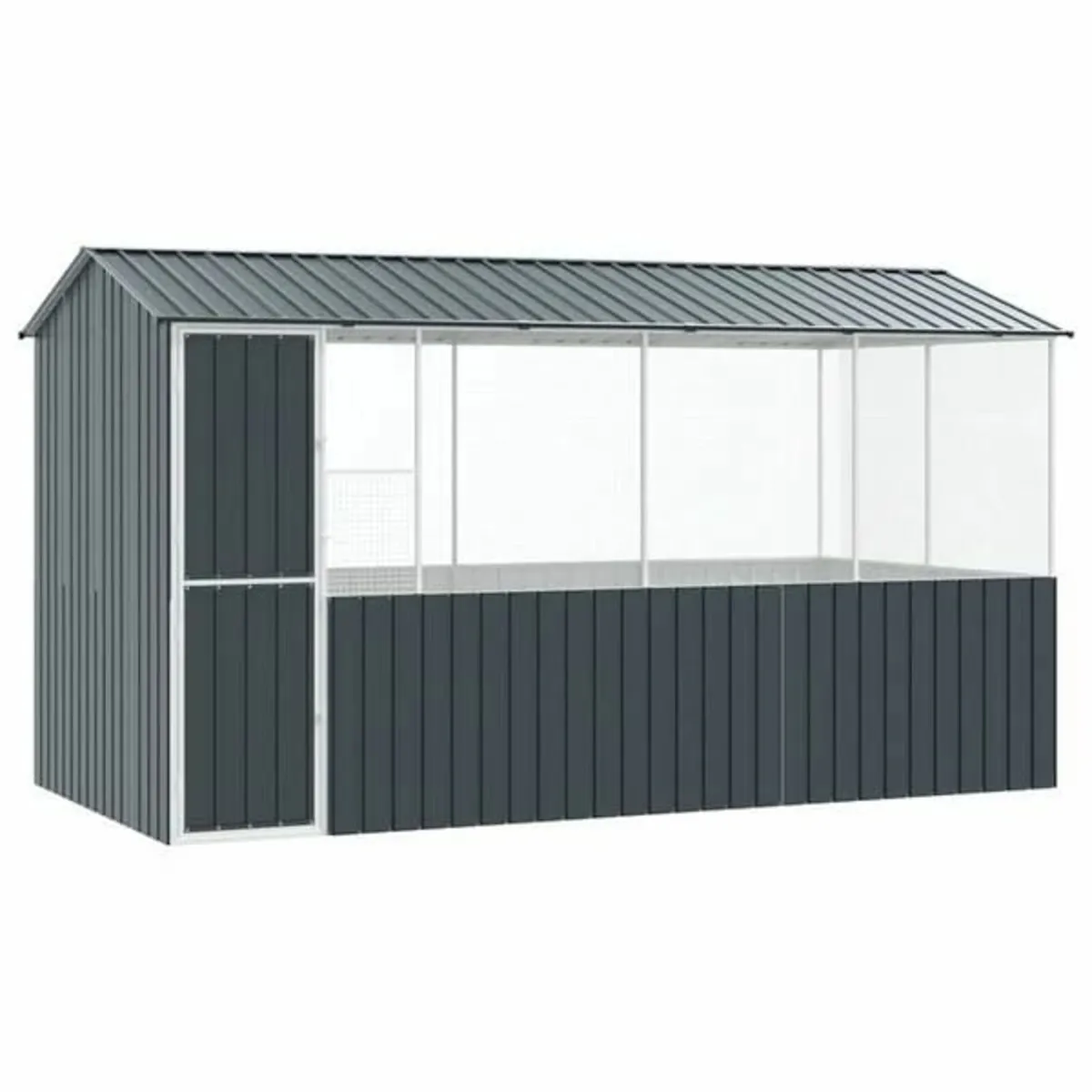 Bird Cage Anthracite 410 x 210 x 230 cm Galvanised - Image 1