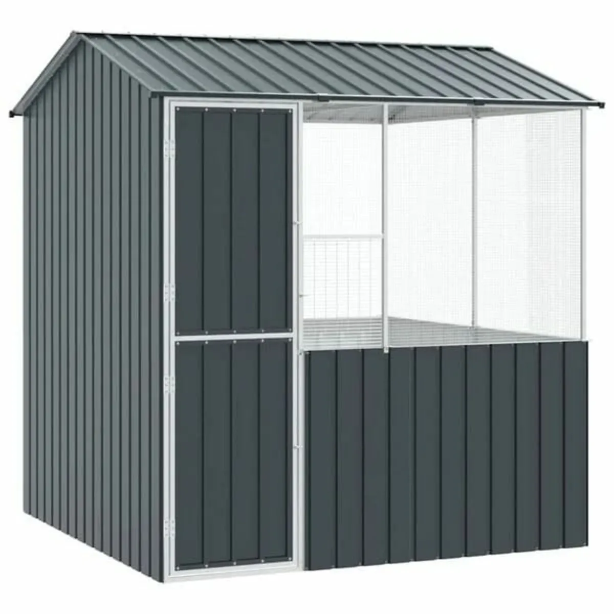Bird Cage Anthracite 215 x 209 x 230 cm Galvanised - Image 1