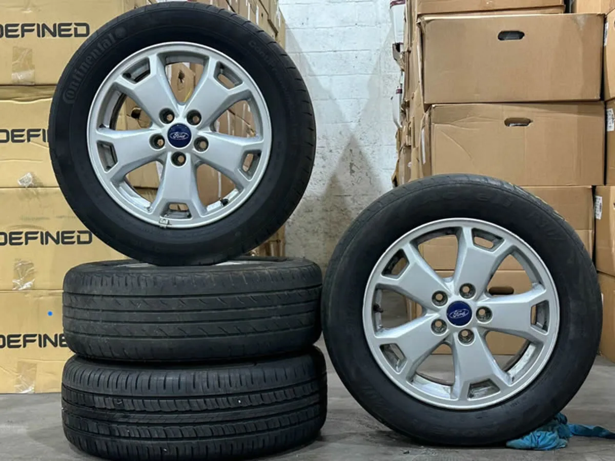 16" GENUINE FORD CONNECT Wheels & Tyres 5X108 - Image 1