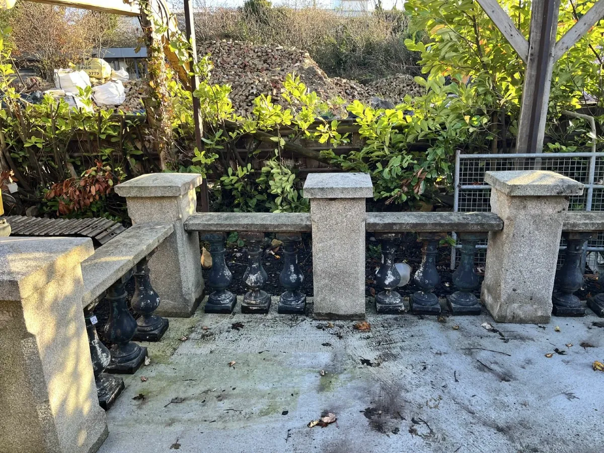 Granite walling and cast balusters - Image 3