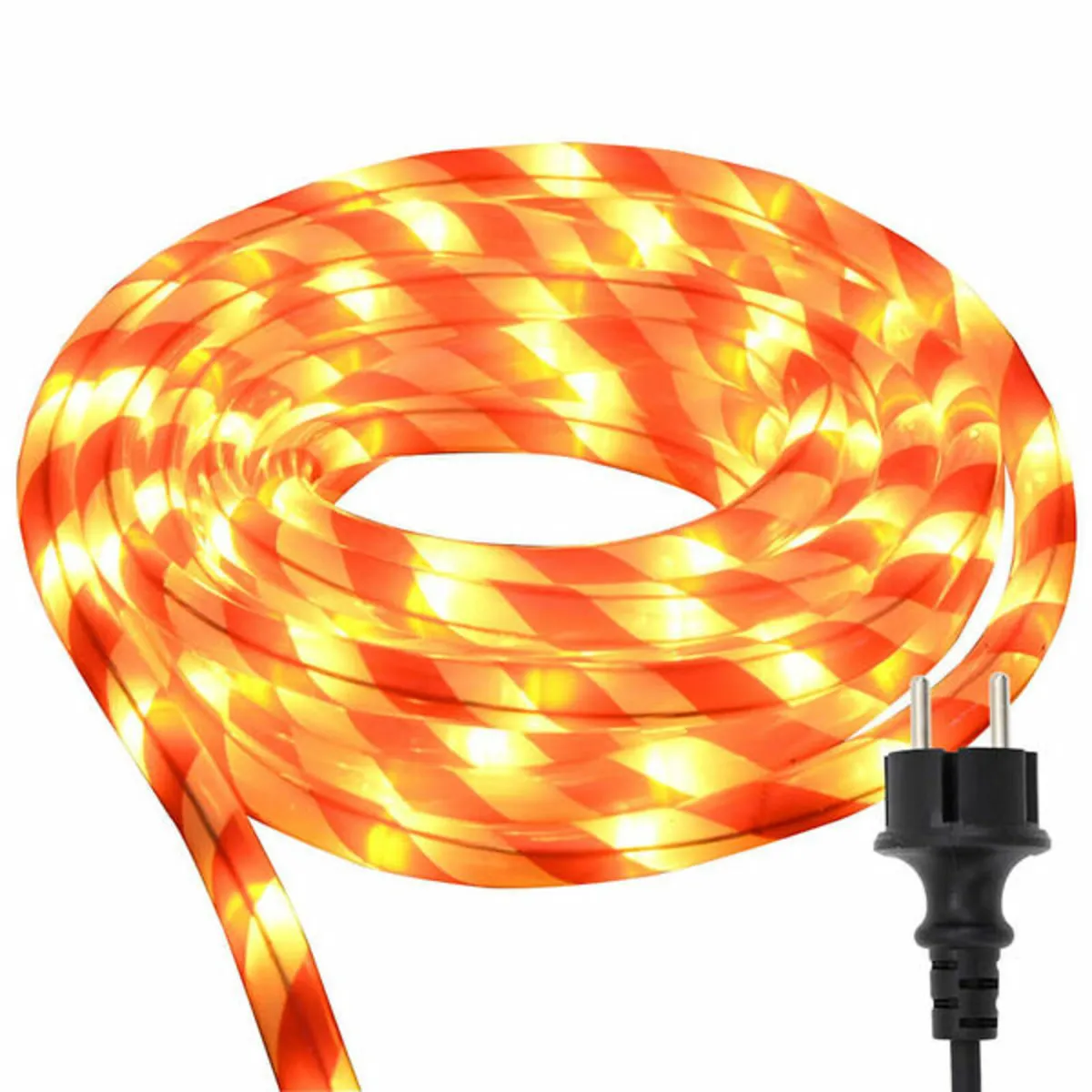 Rope Light with 2400 LEDs Warm White 100 m PVC - Image 4