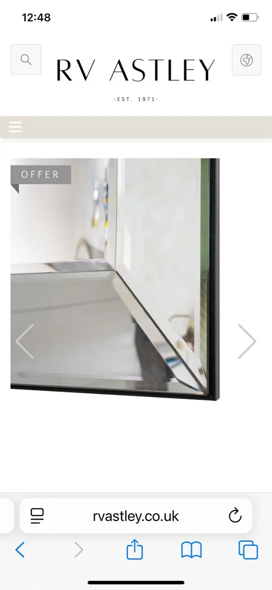 Large Mirror by RV Astley - Image 3