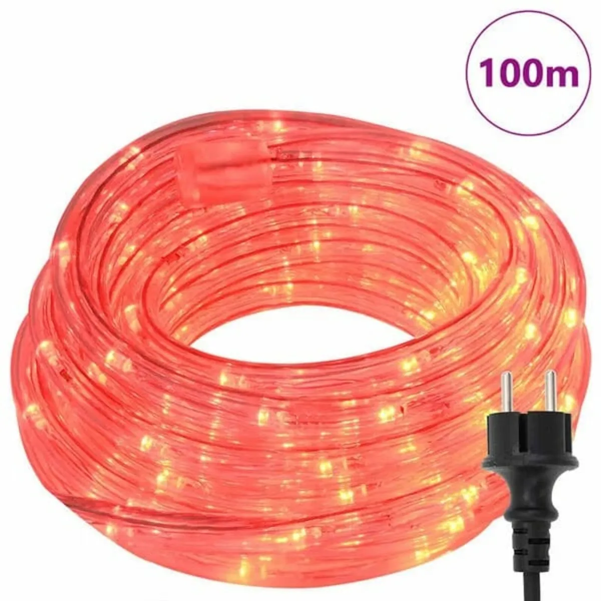Rope Light with 2400 LEDs Red 100 m PVC

Specifica - Image 1