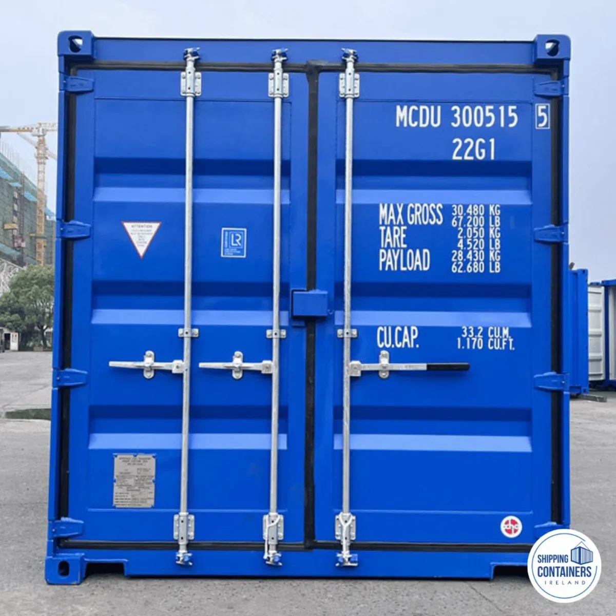 One Trip 20FT Shipping Containers - GREEN + BLUE - Image 2