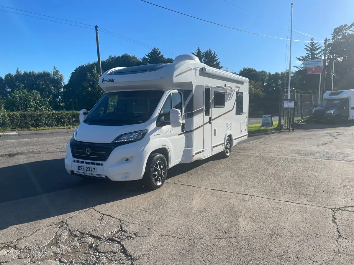 19 Benimar Mileo 282 4 Berth Double Drop Down bed - Image 1