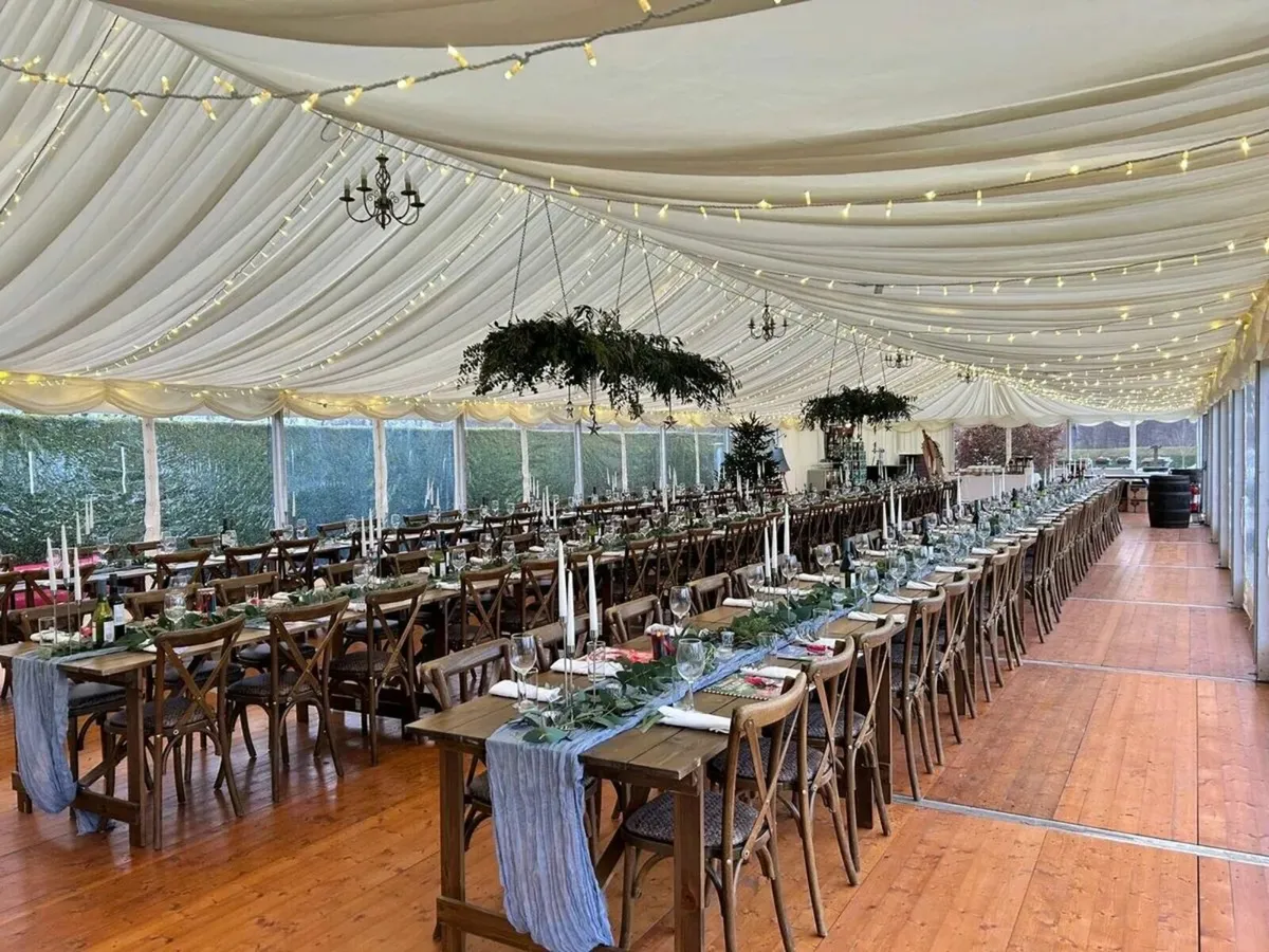 Rustic Folding Table - Venue Table, Wedding Table - Image 1