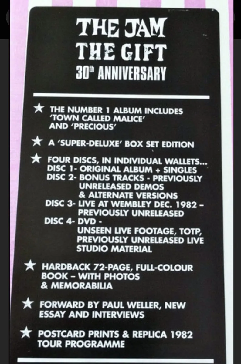 The Jam....A Gift 30th Anniversary Box Set - Image 3