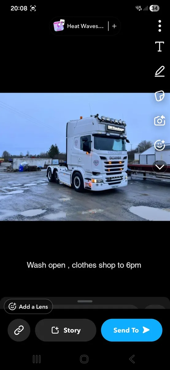 Scania R620 unit 6x2 , 2012 topline ! Lorry #truck - Image 1