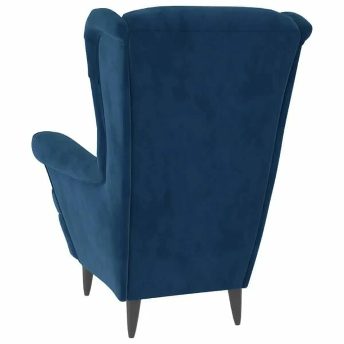 Armchair Blue Velvet - Image 4