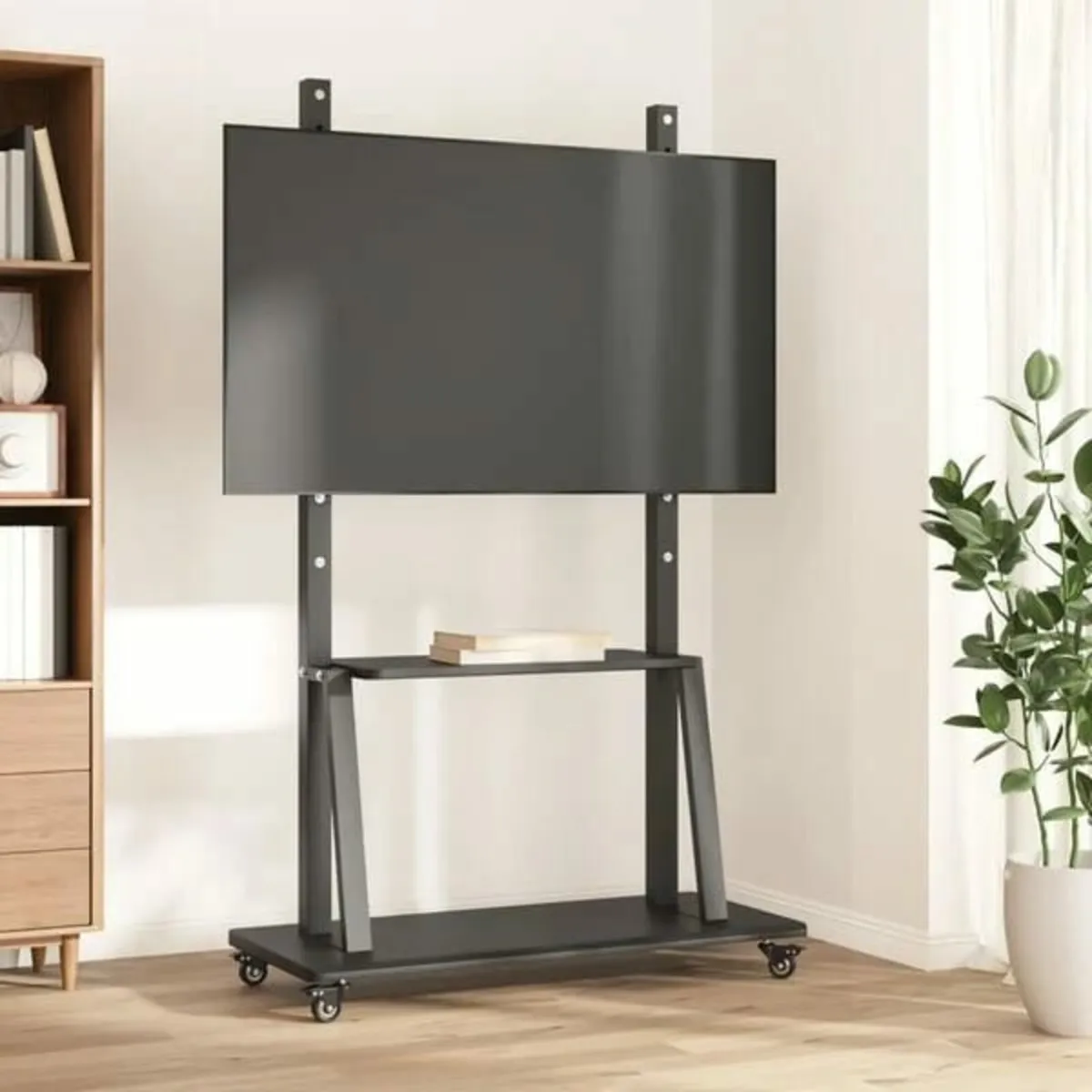 TV Stand on Wheels 32-90 Inch Screen Max VESA 800x - Image 1