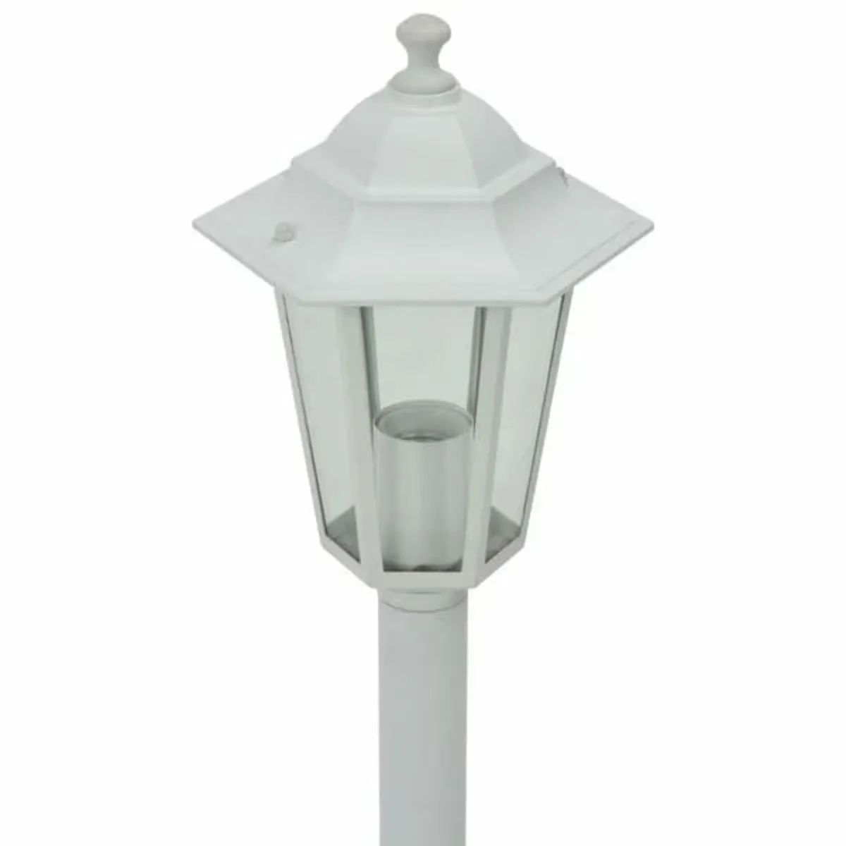 Garden Post Lights 6 pcs E27 110 cm Aluminium Whit - Image 4