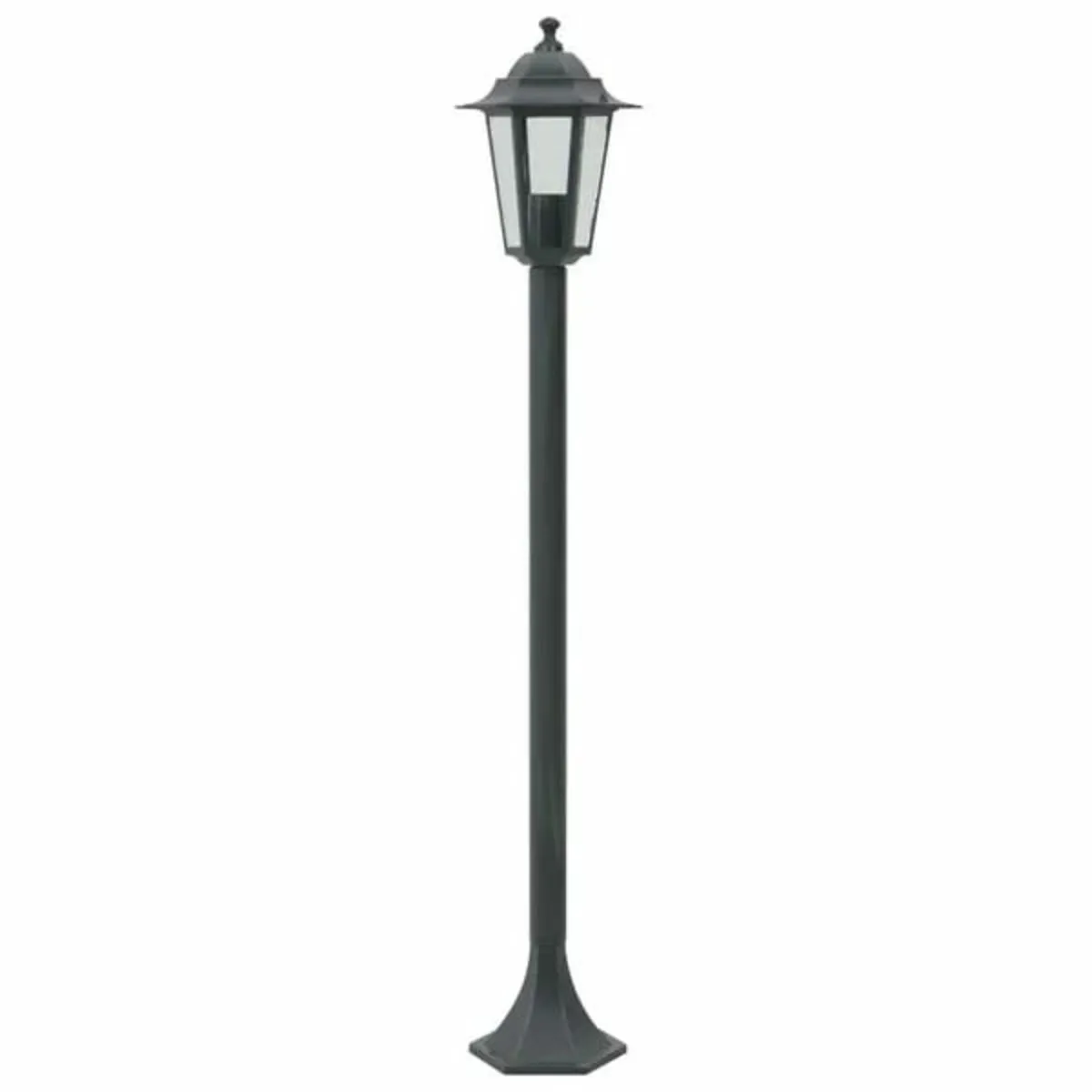 Garden Post Lights 6 pcs E27 110 cm Aluminium Dark - Image 3