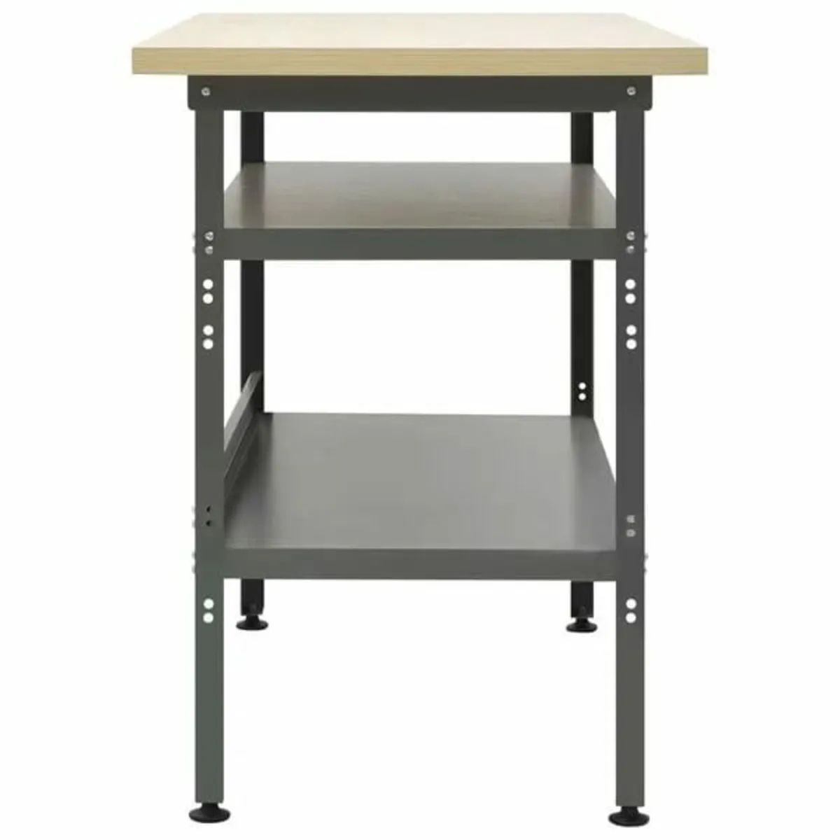 Workbench Grey 120x60x85 cm Steel - Image 3