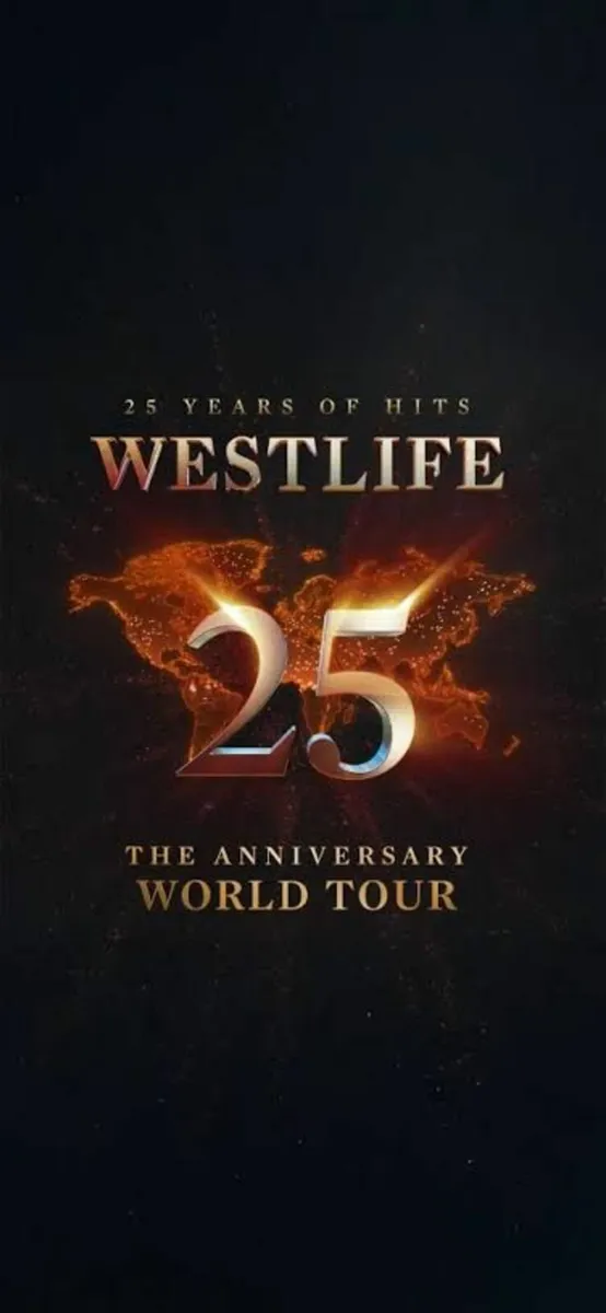 4x Standing - Westlife Dublin Tue 22nd Sep