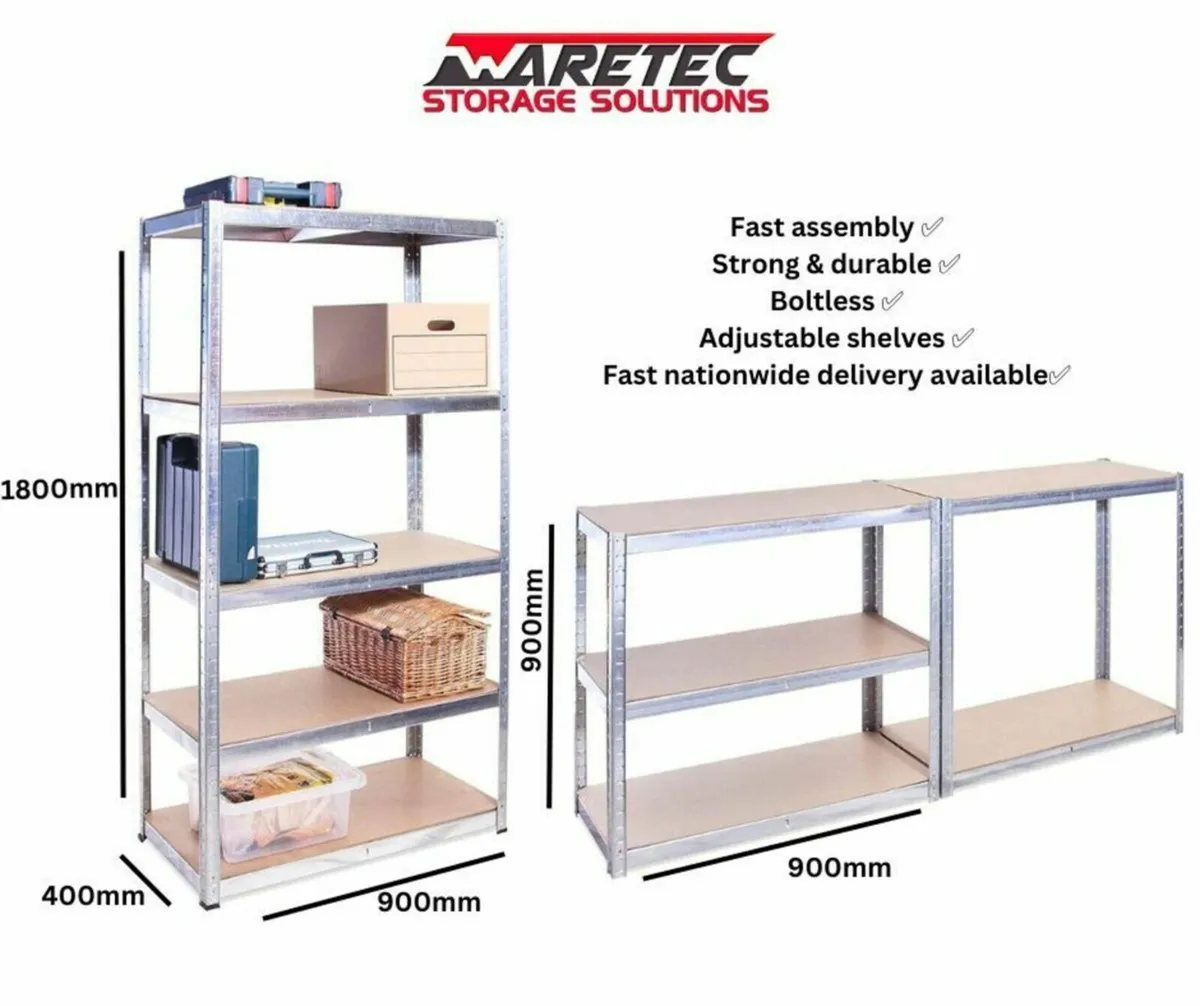 Shelving 5 Bay Deal €249 Delivered - Image 1
