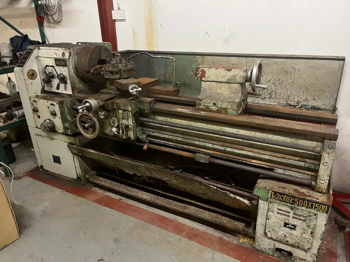 Victor 500 X 1500 Lathe - PRICE DROP - Image 1