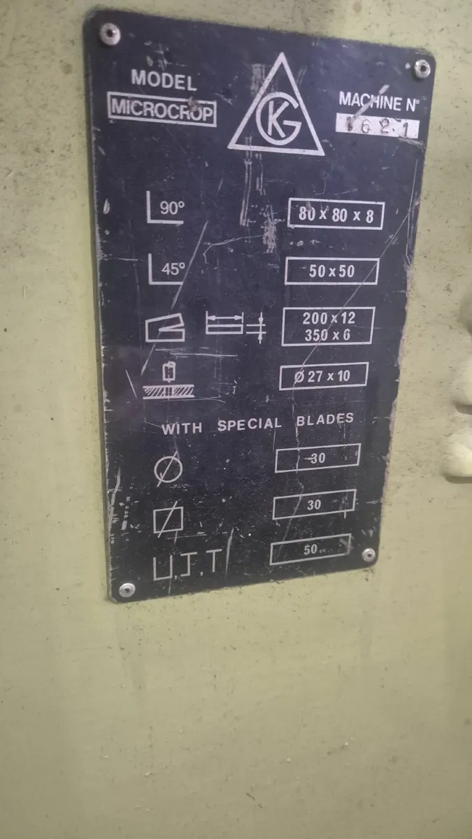 Geka Microcrop 36 Ironworker - Image 2