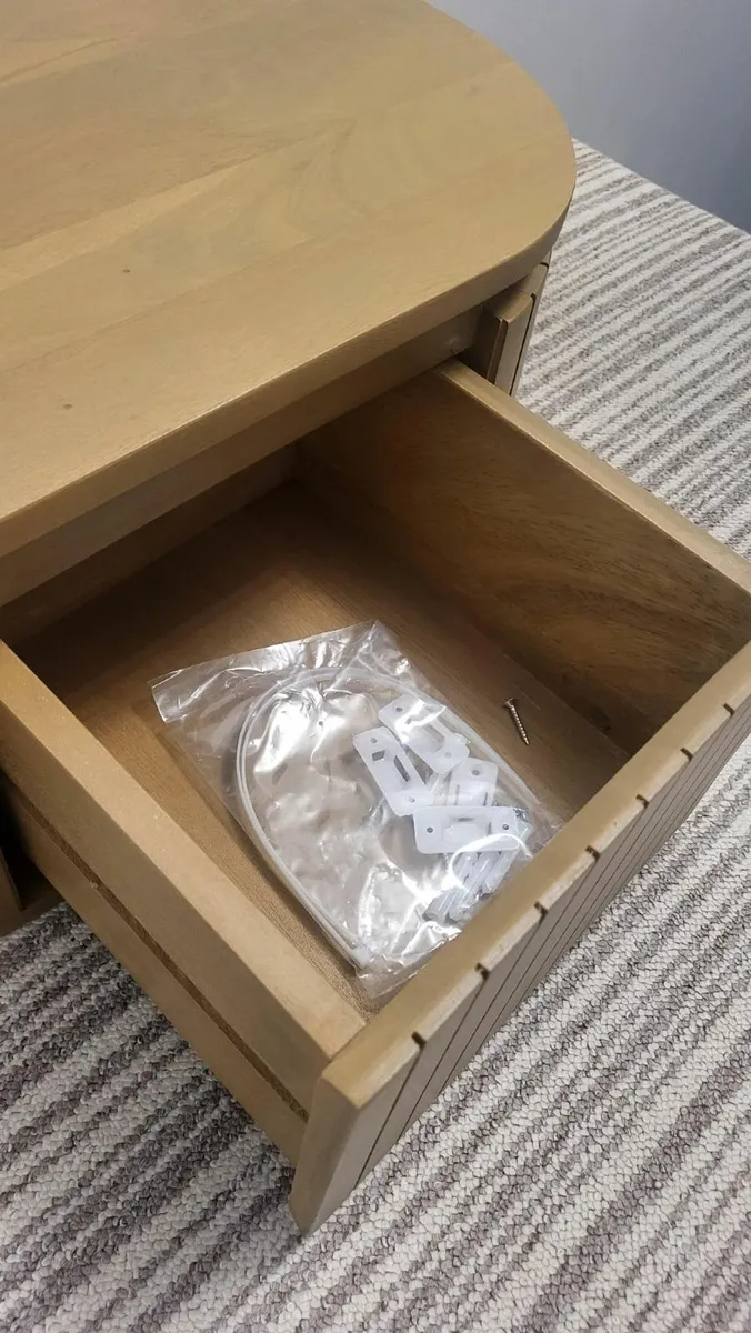 Floating Mango Wood Bedside Tables ×2 - Image 2